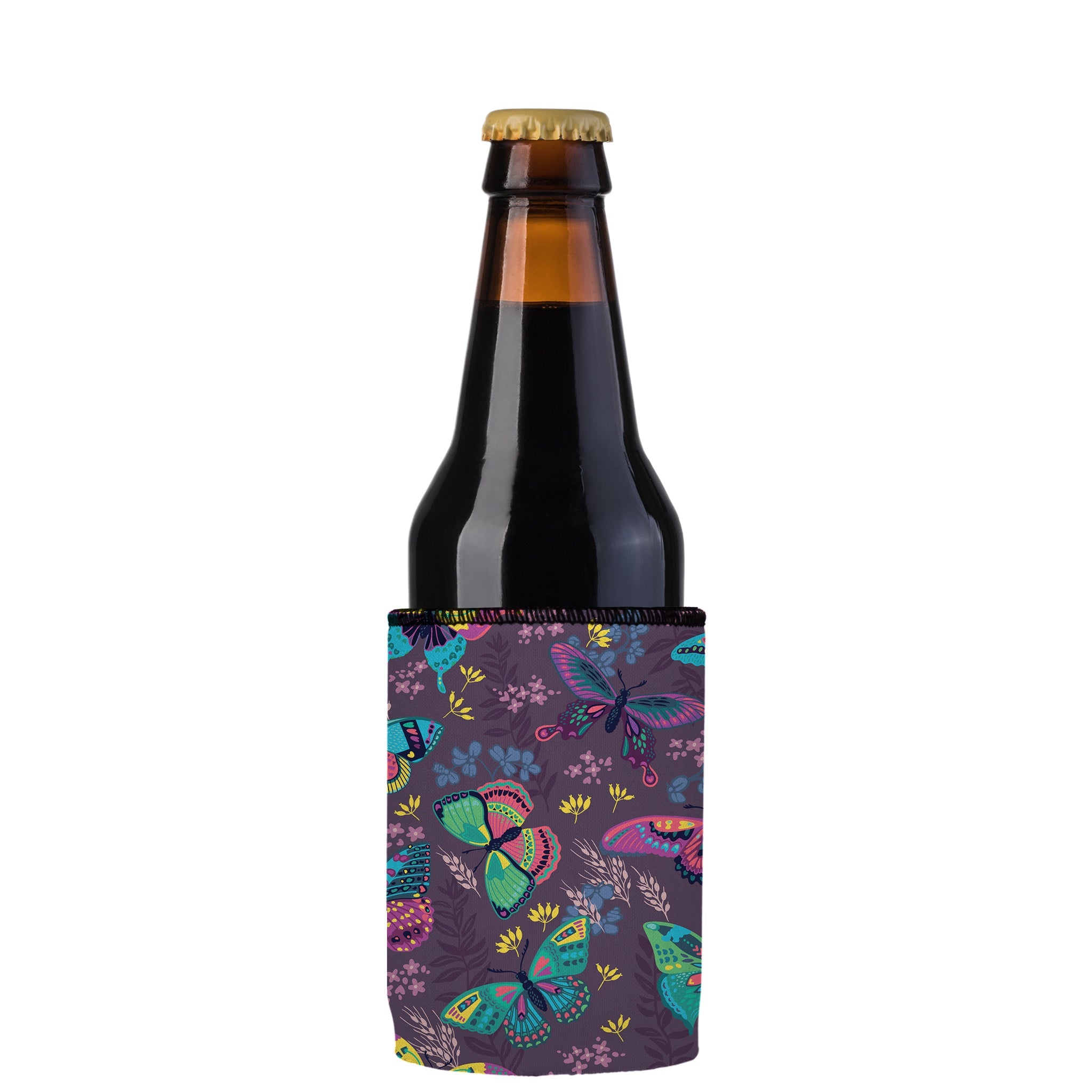 Stubbyz Butterfly Garden Stubby Cooler 2-Pack