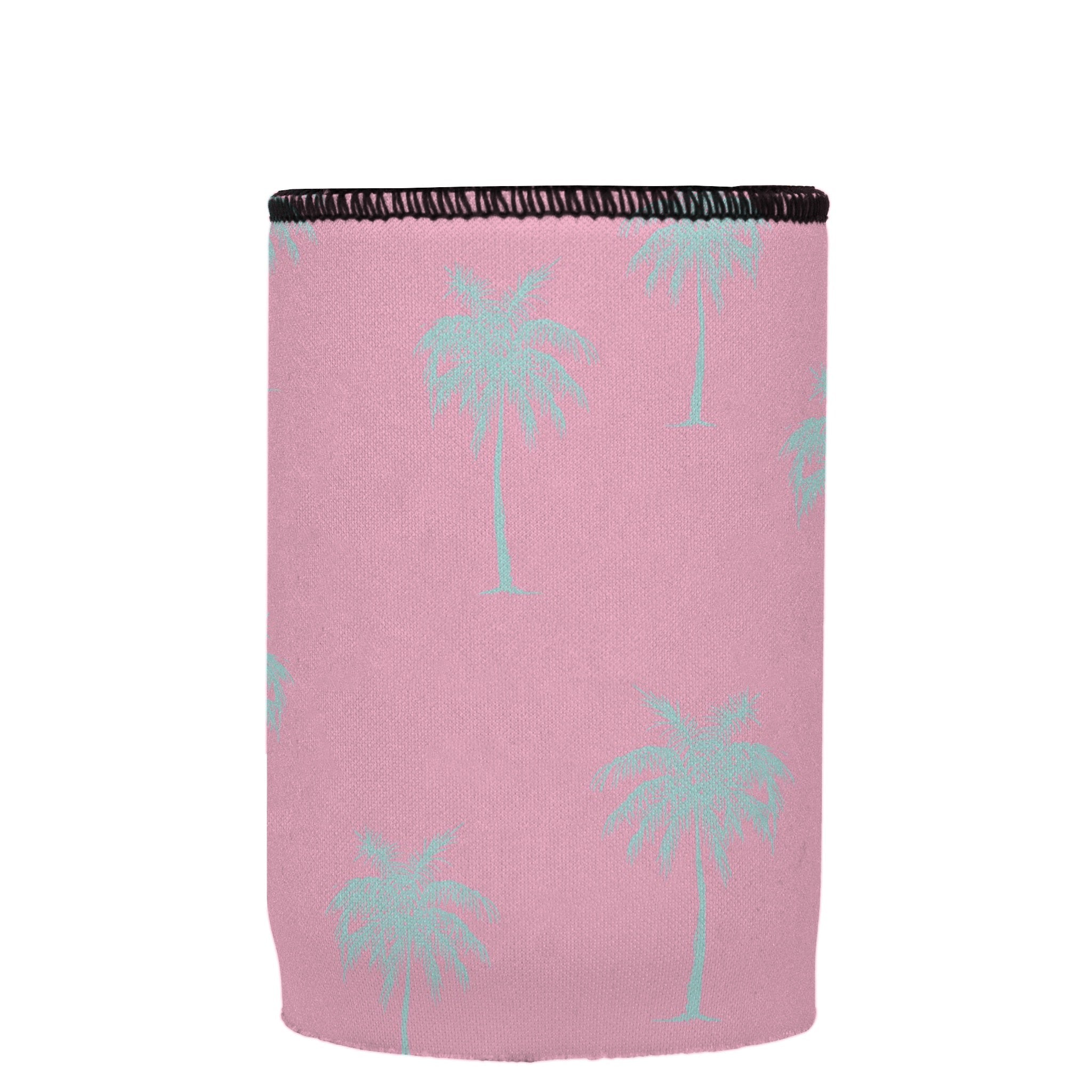 Stubbyz Palm Trees Aqua Pink Stubby Cooler 2-Pack
