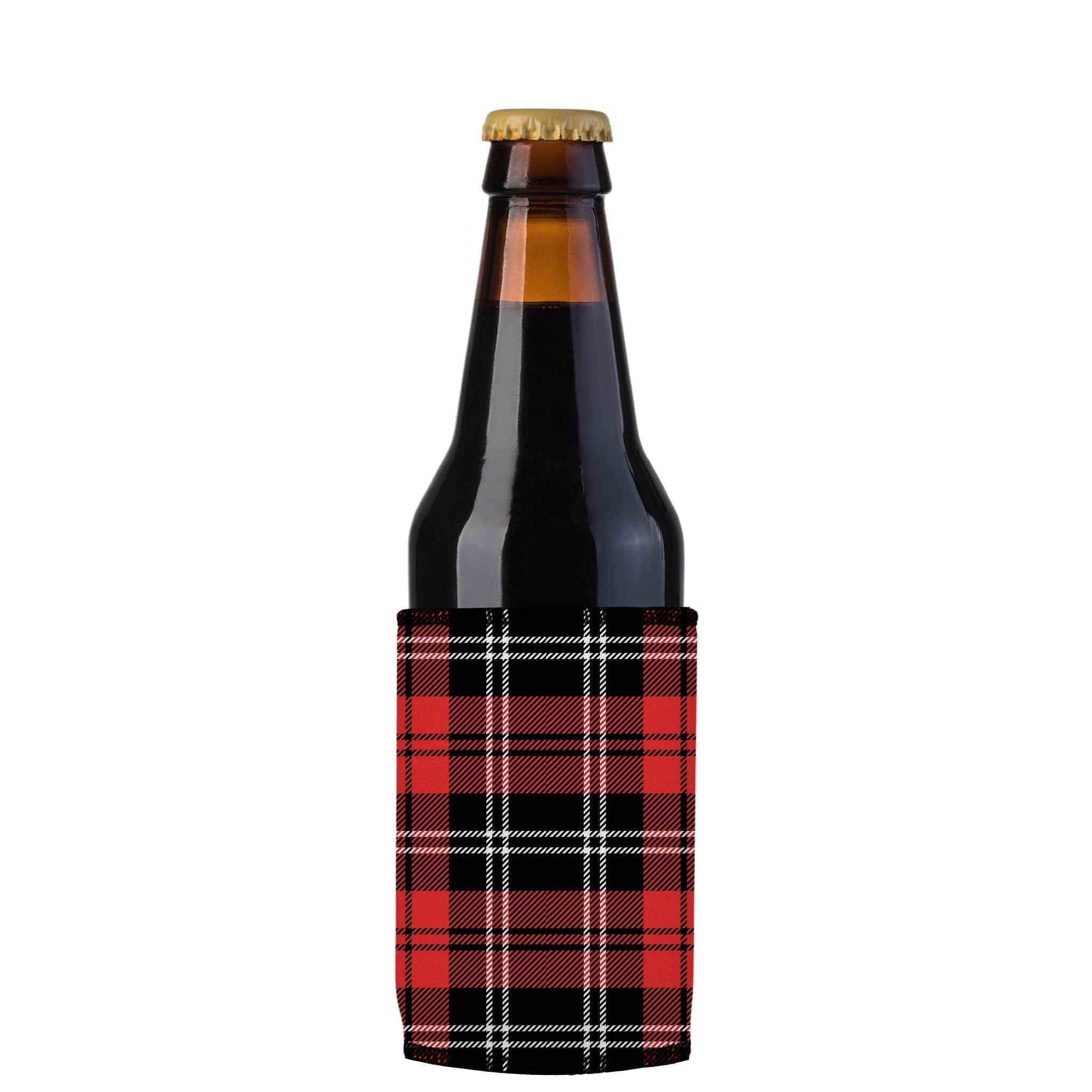 Stubbyz Scottish Tartan Plaid Stubby Cooler 2-Pack