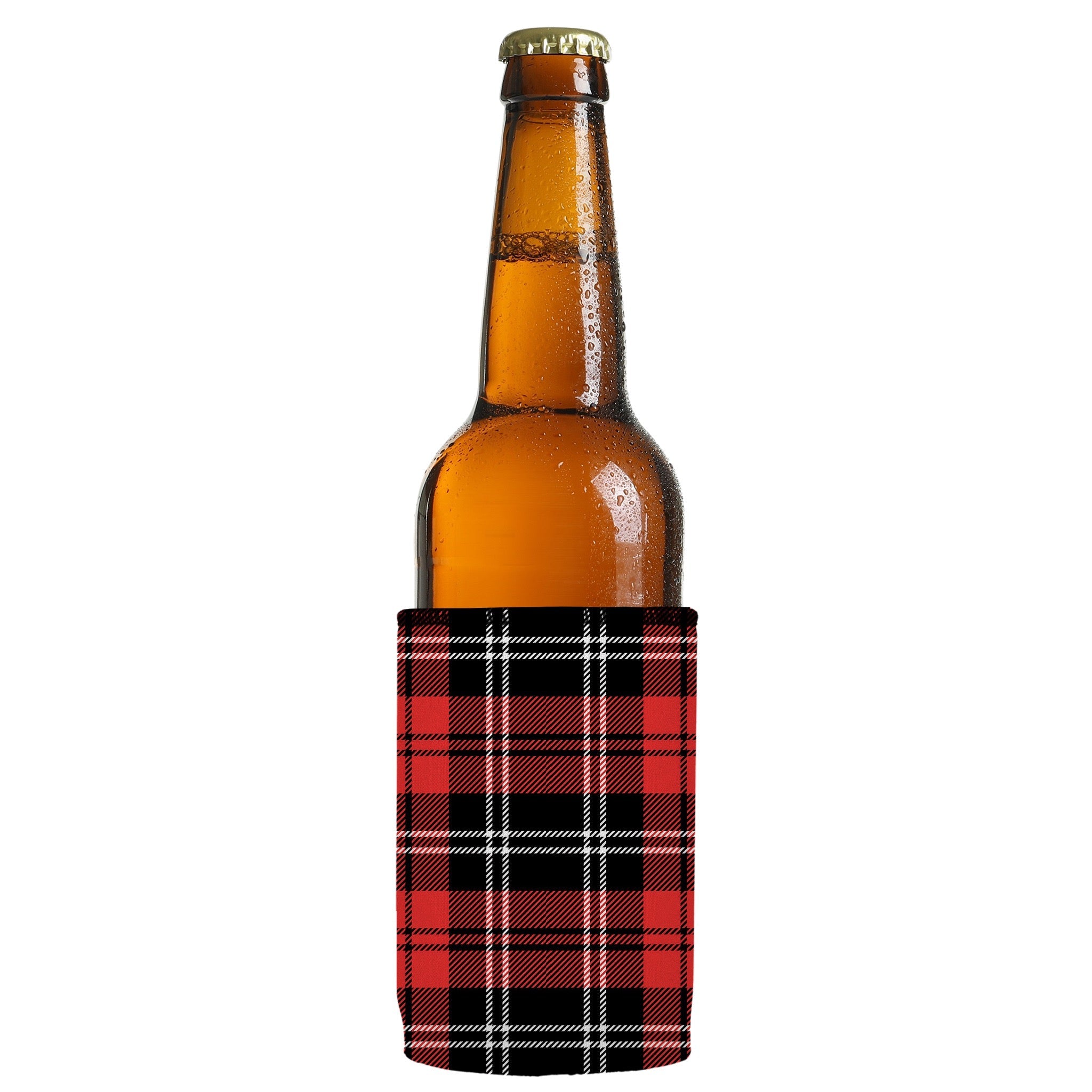 Stubbyz Scottish Tartan Plaid Stubby Cooler 2-Pack