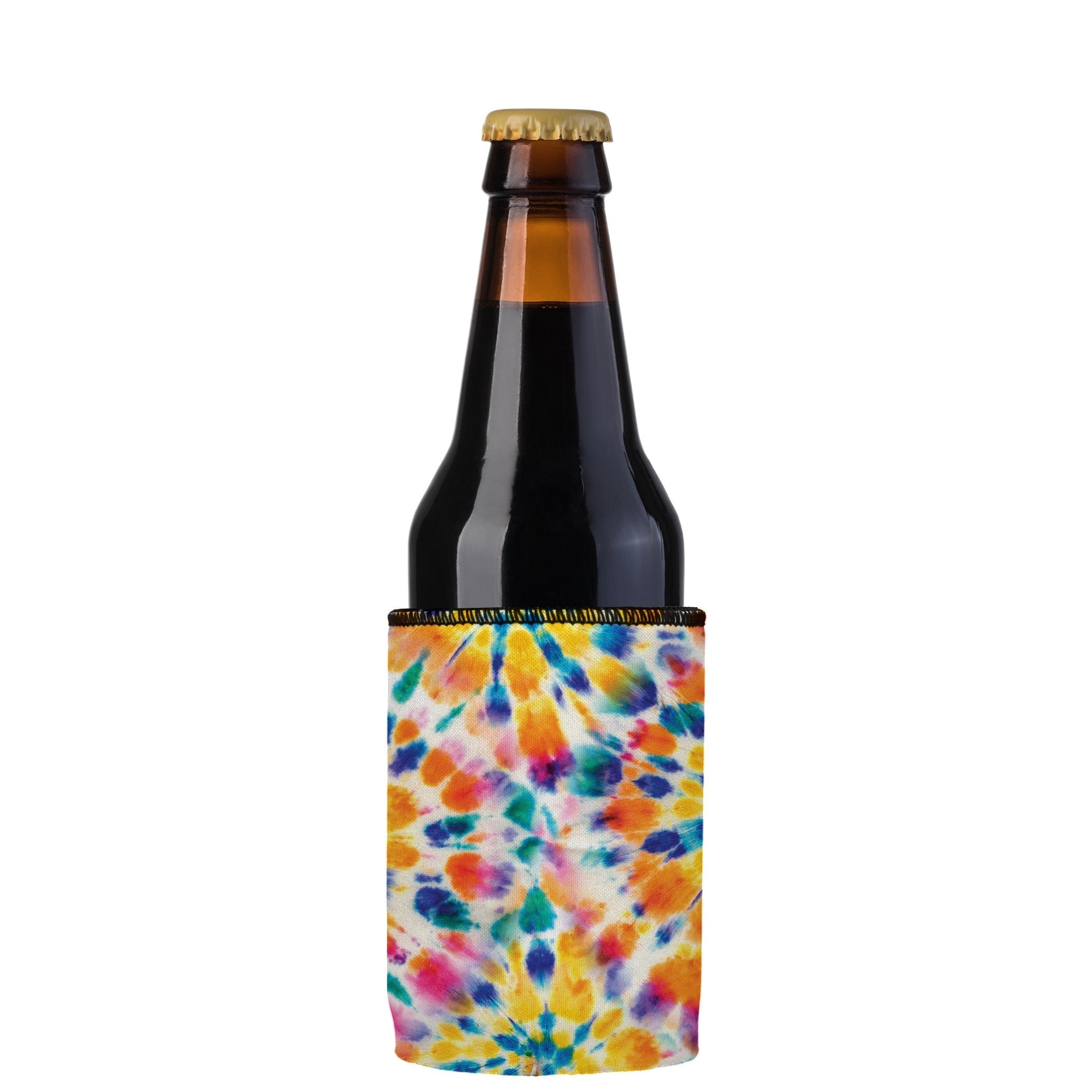 Stubbyz Rainbow Spiral Tie-Dye Stubby Cooler 2-Pack