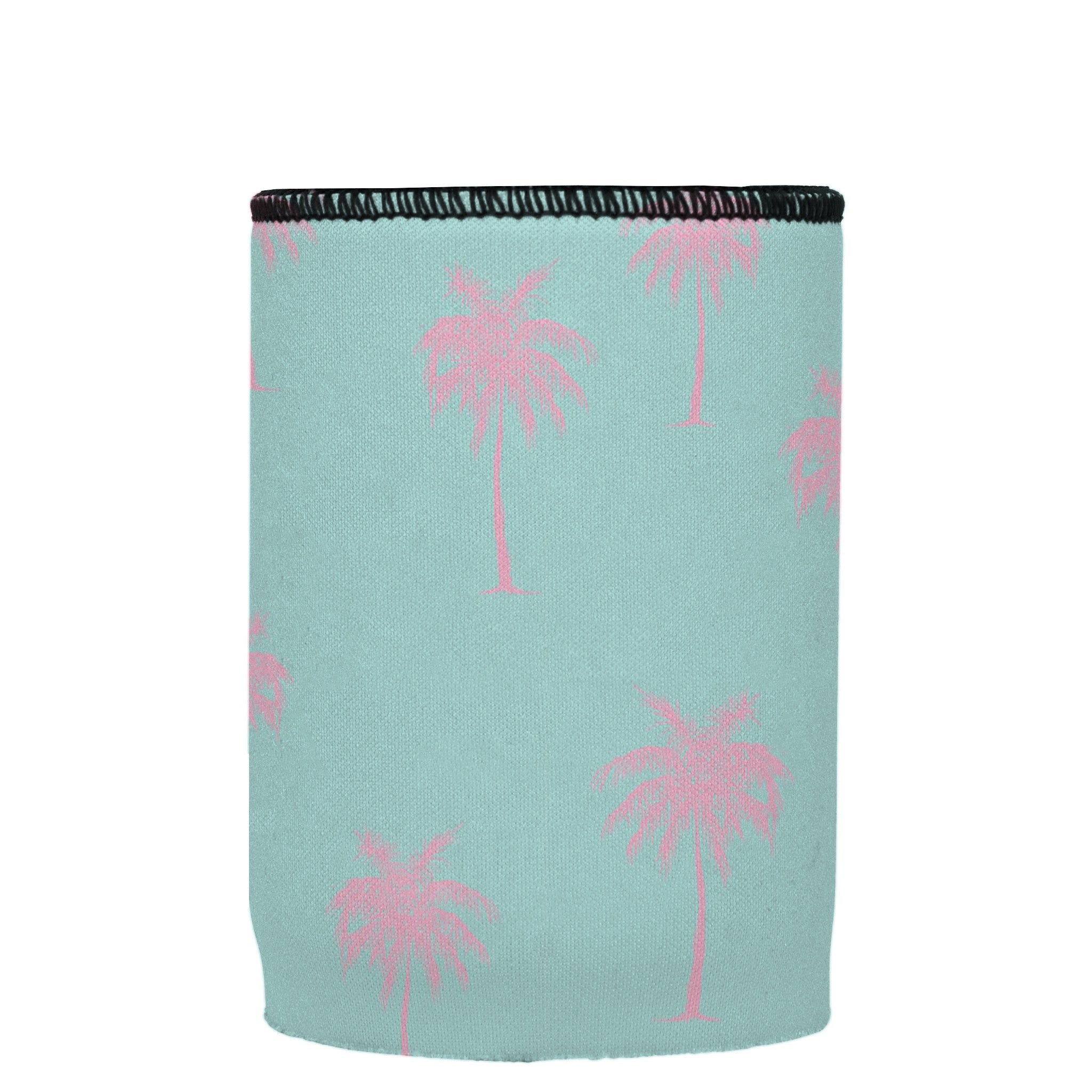 Stubbyz Palm Trees Pink Aqua Stubby Cooler 2-Pack