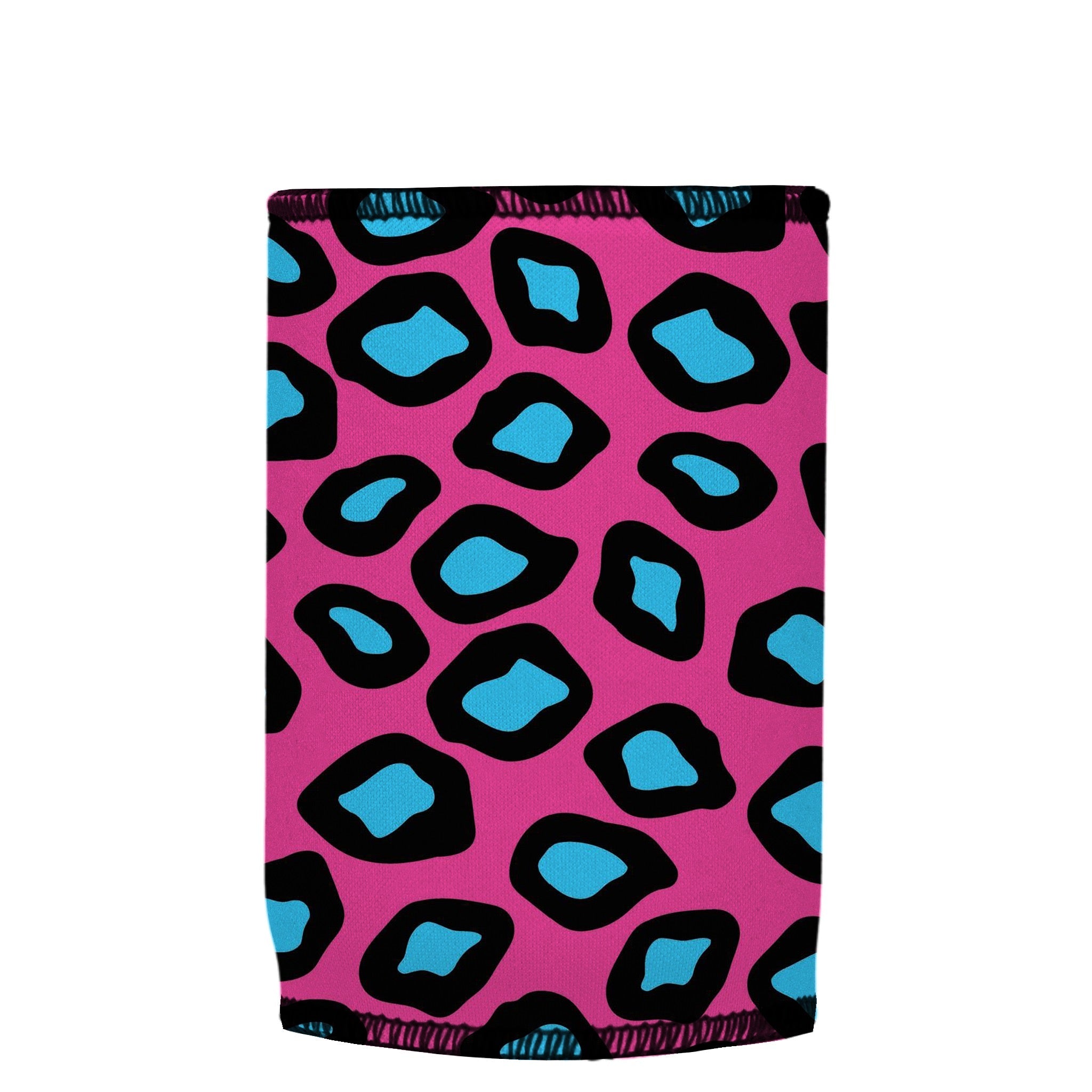 Stubbyz Pink Leopard Print Stubby Cooler 2-Pack