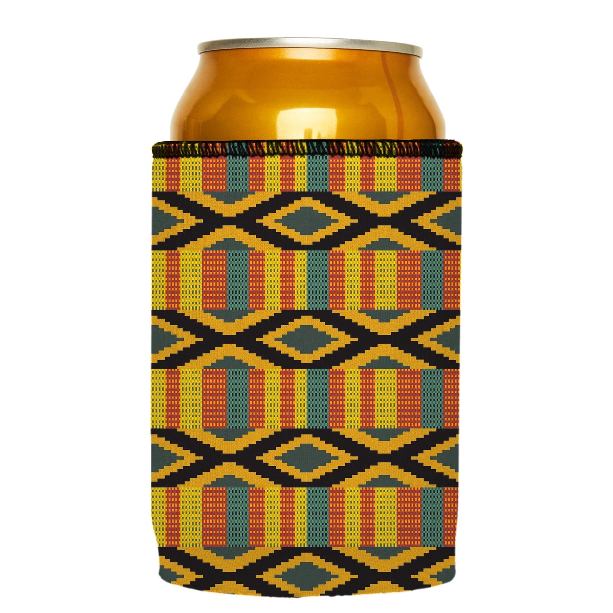 Stubbyz Ghana Kente Pattern Stubby Cooler 2-Pack