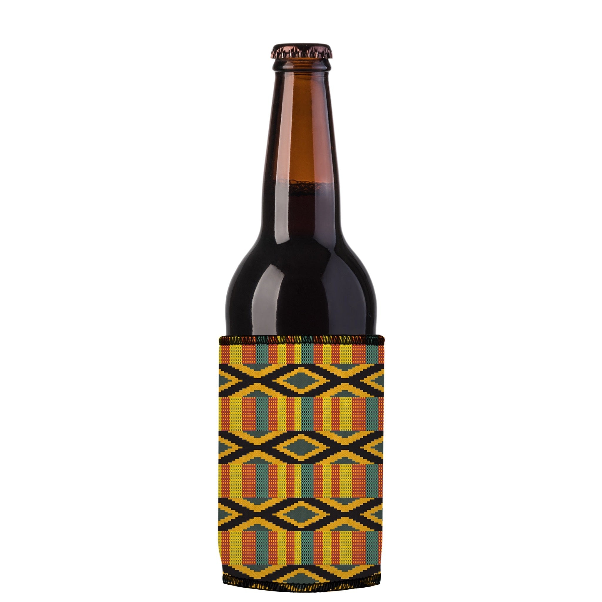 Stubbyz Ghana Kente Pattern Stubby Cooler 2-Pack