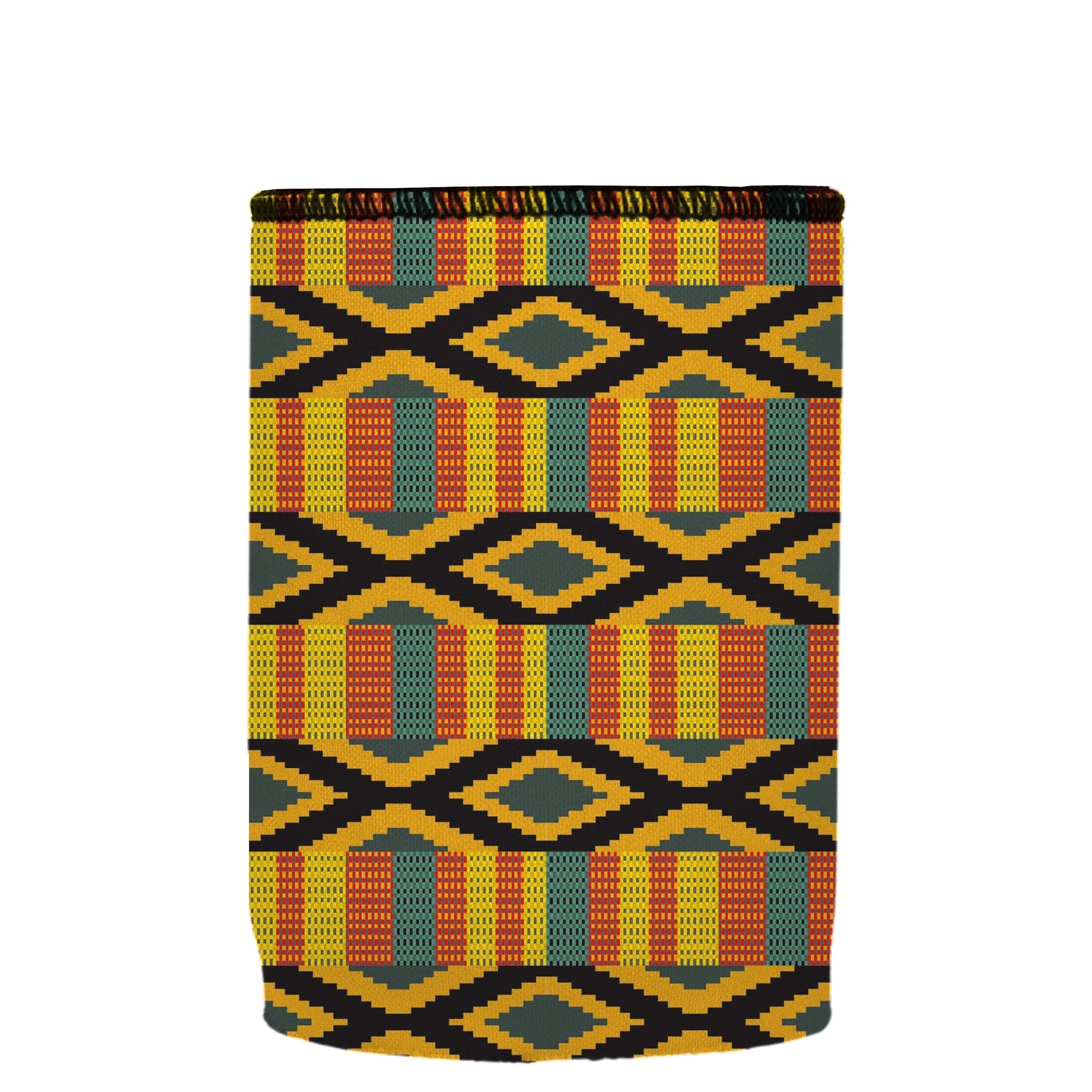 Stubbyz Ghana Kente Pattern Stubby Cooler 2-Pack