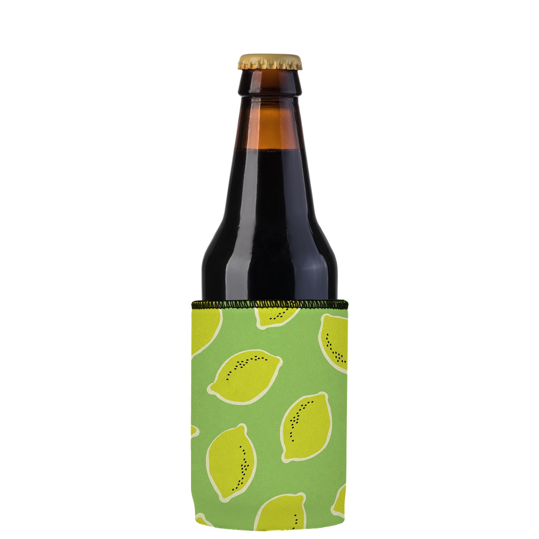 Stubbyz Green Lemon Zest Stubby Cooler 2-Pack