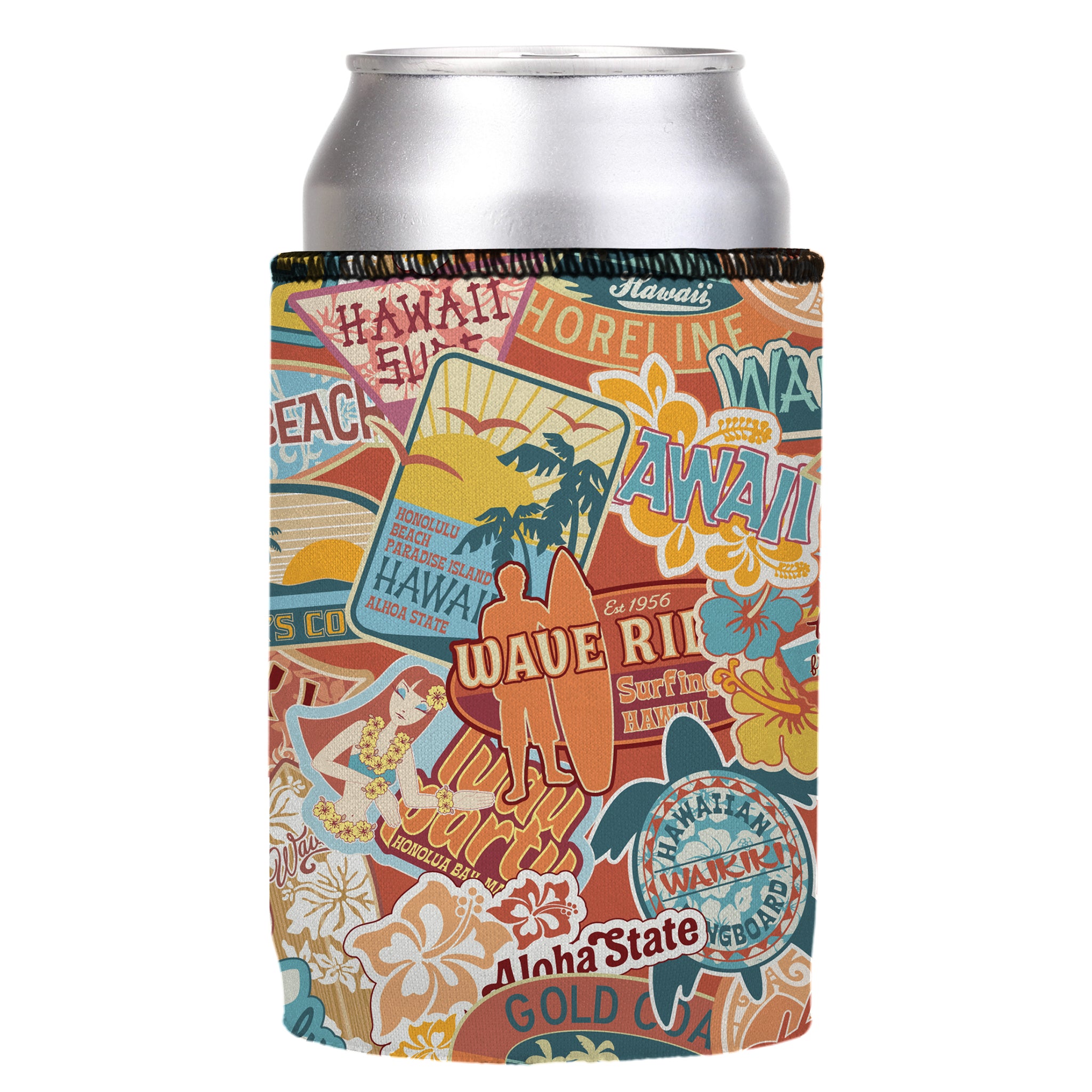 Stubbyz Hawaiian Vibes Stubby Cooler