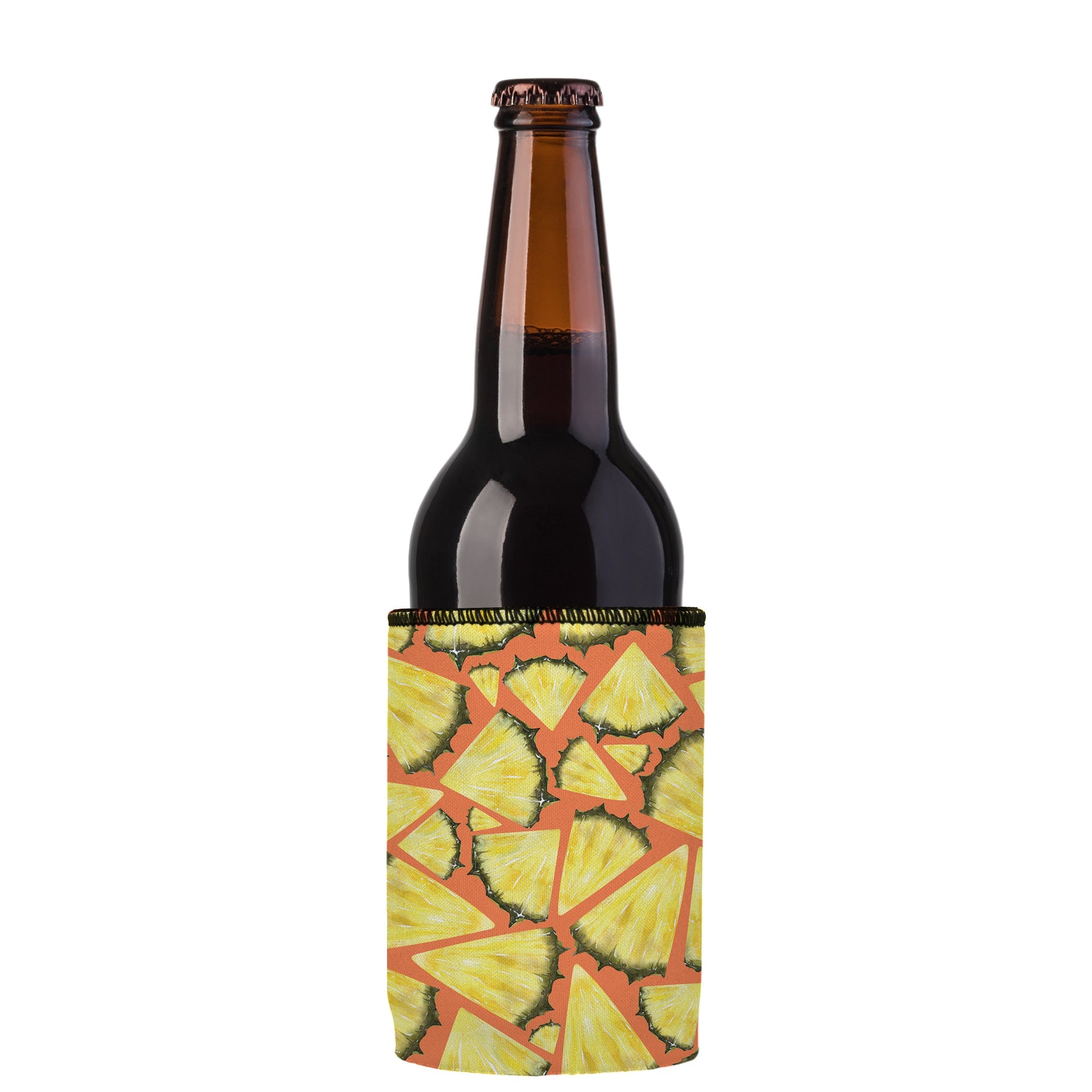 Stubbyz Pineapple Slices Stubby Cooler 2-Pack