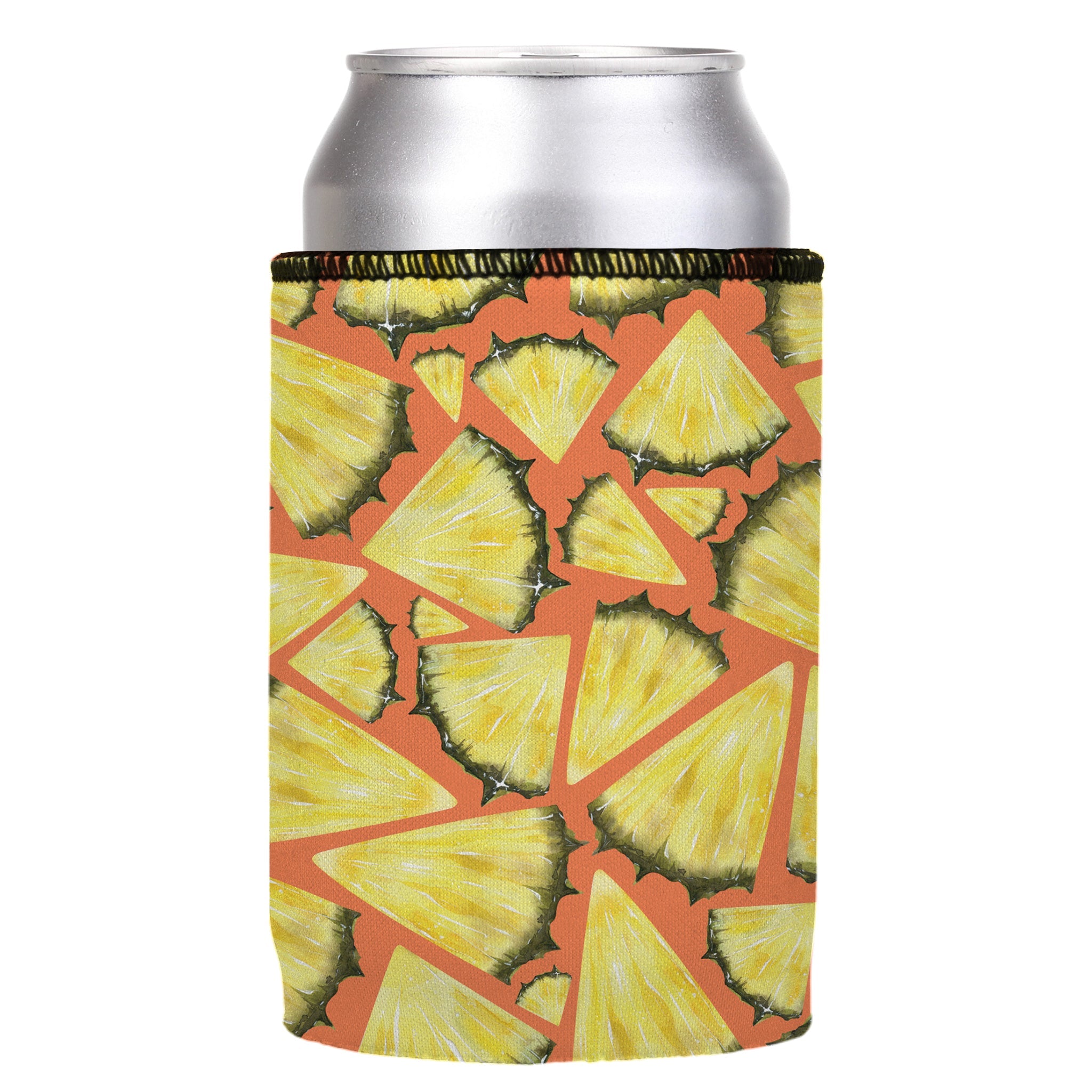 Stubbyz Pineapple Slices Stubby Cooler 2-Pack