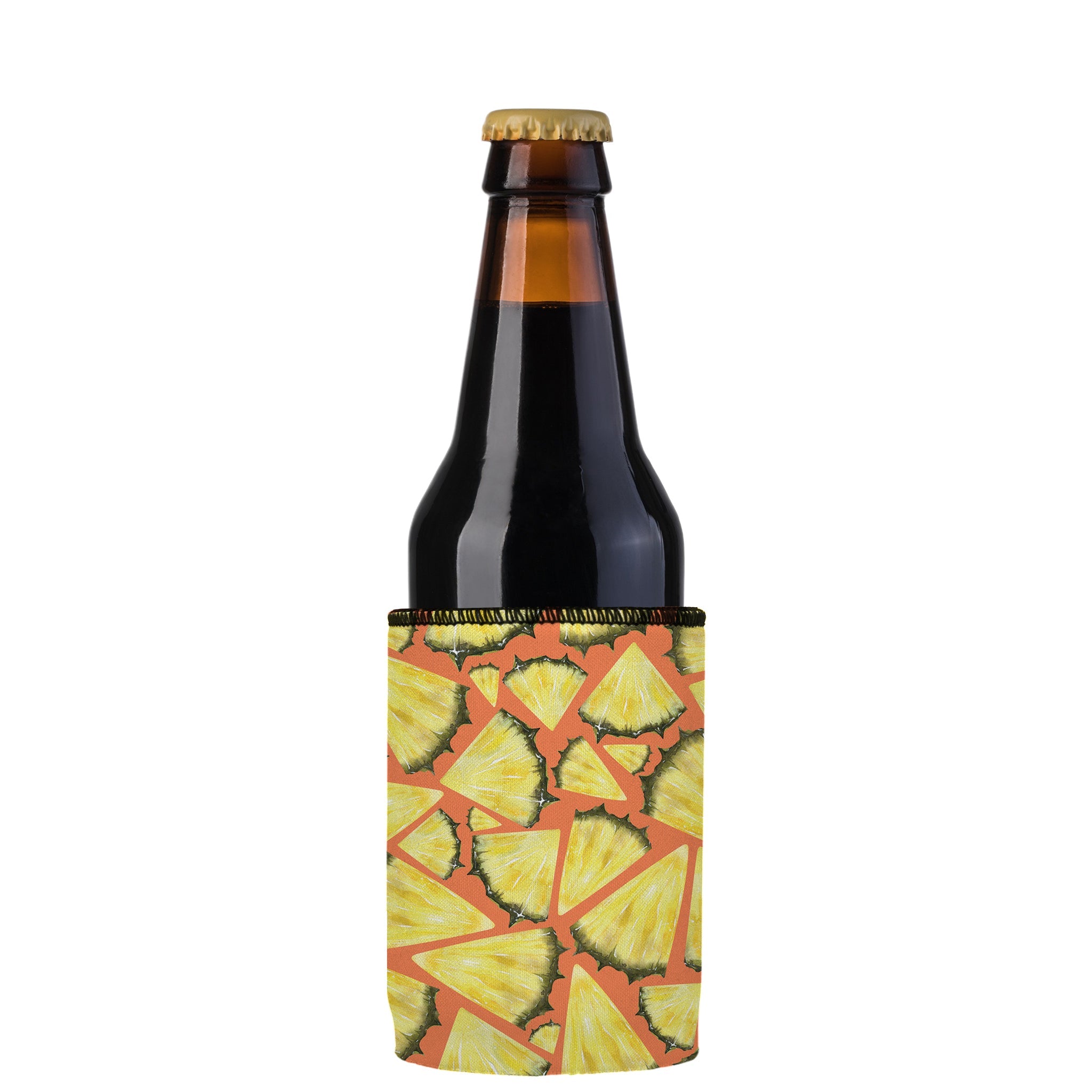 Stubbyz Pineapple Slices Stubby Cooler 2-Pack