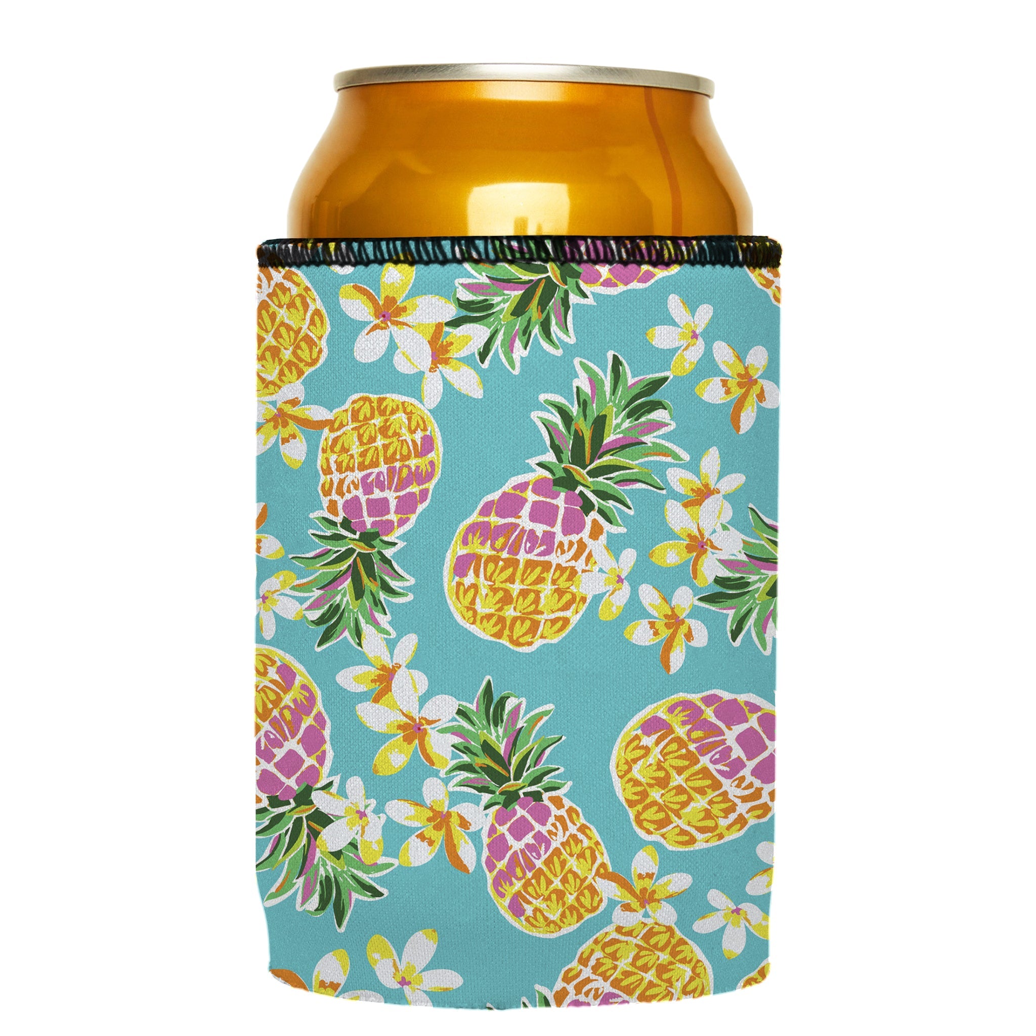 Stubbyz Floral Pineapple Stubby Cooler 2-Pack
