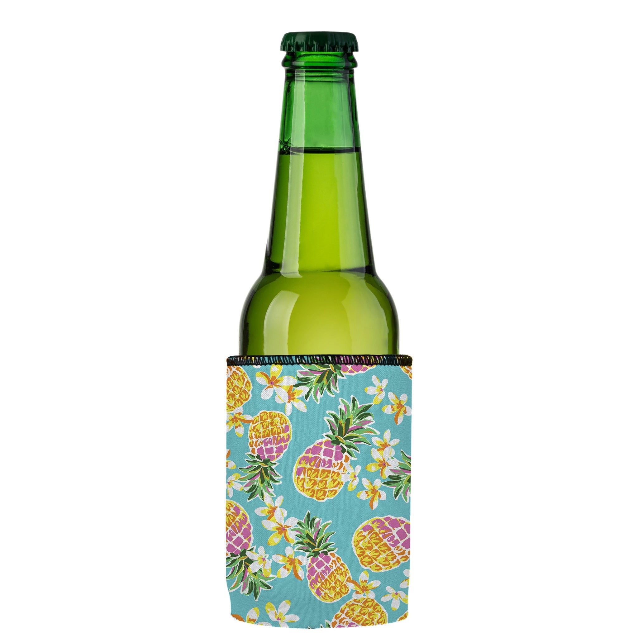 Stubbyz Floral Pineapple Stubby Cooler 2-Pack