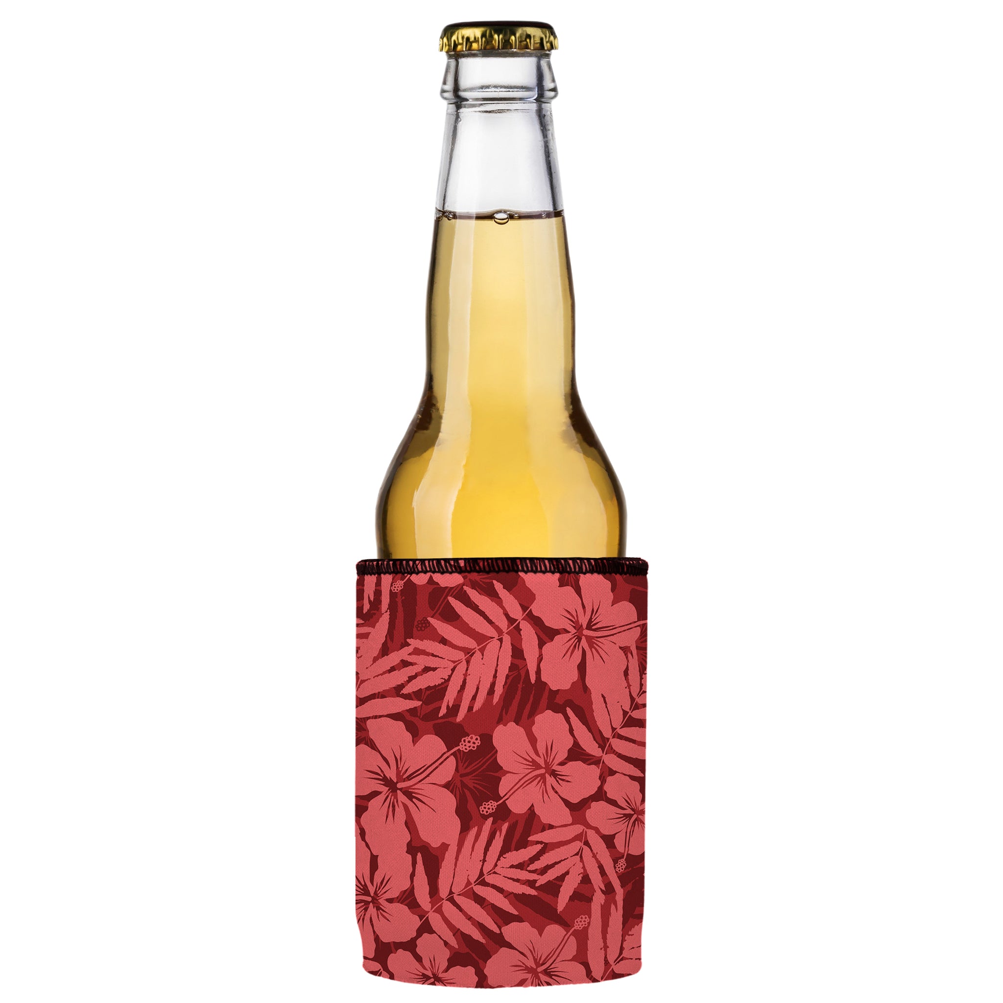 Stubbyz Hibiscus Red Stubby Cooler