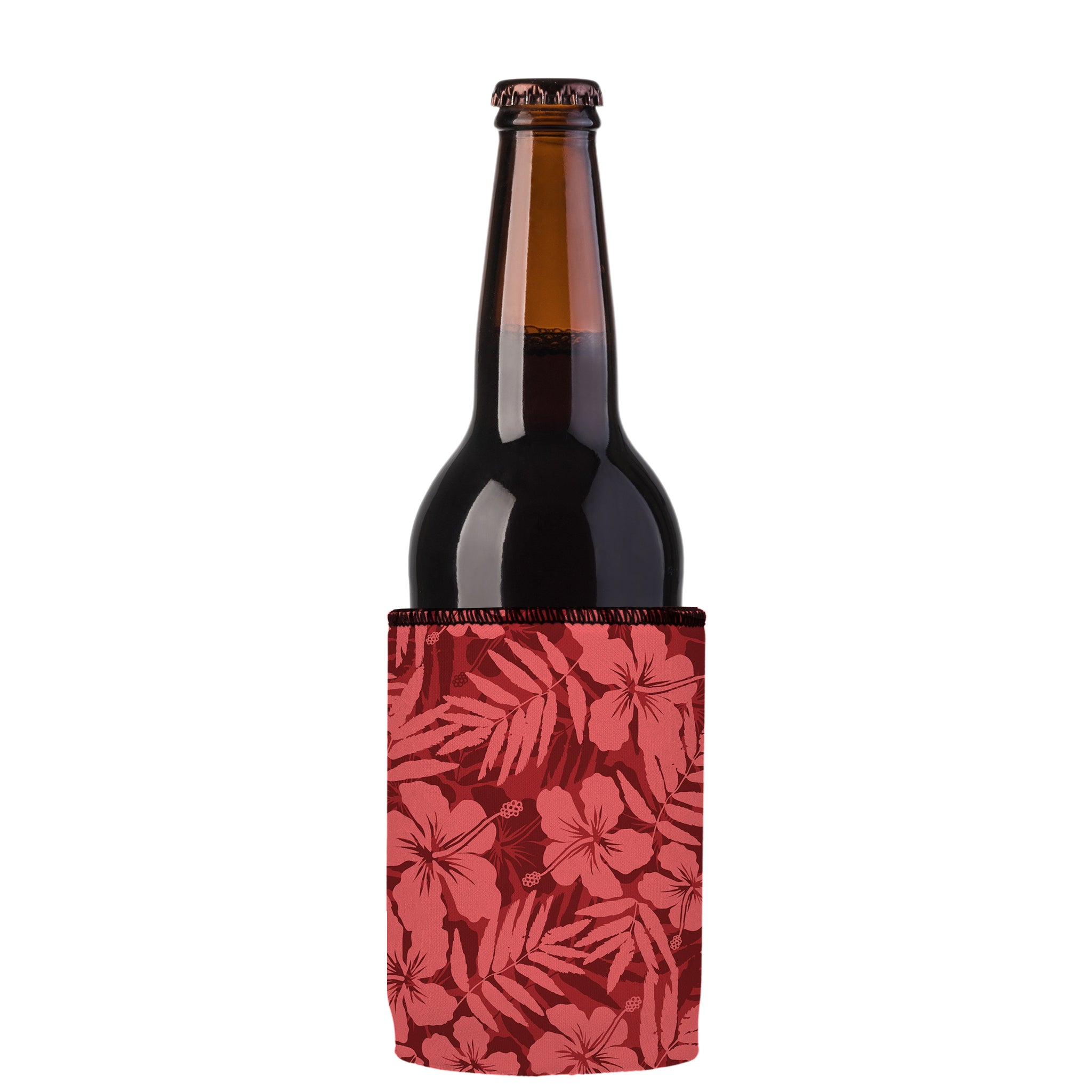 Stubbyz Hibiscus Red Stubby Cooler