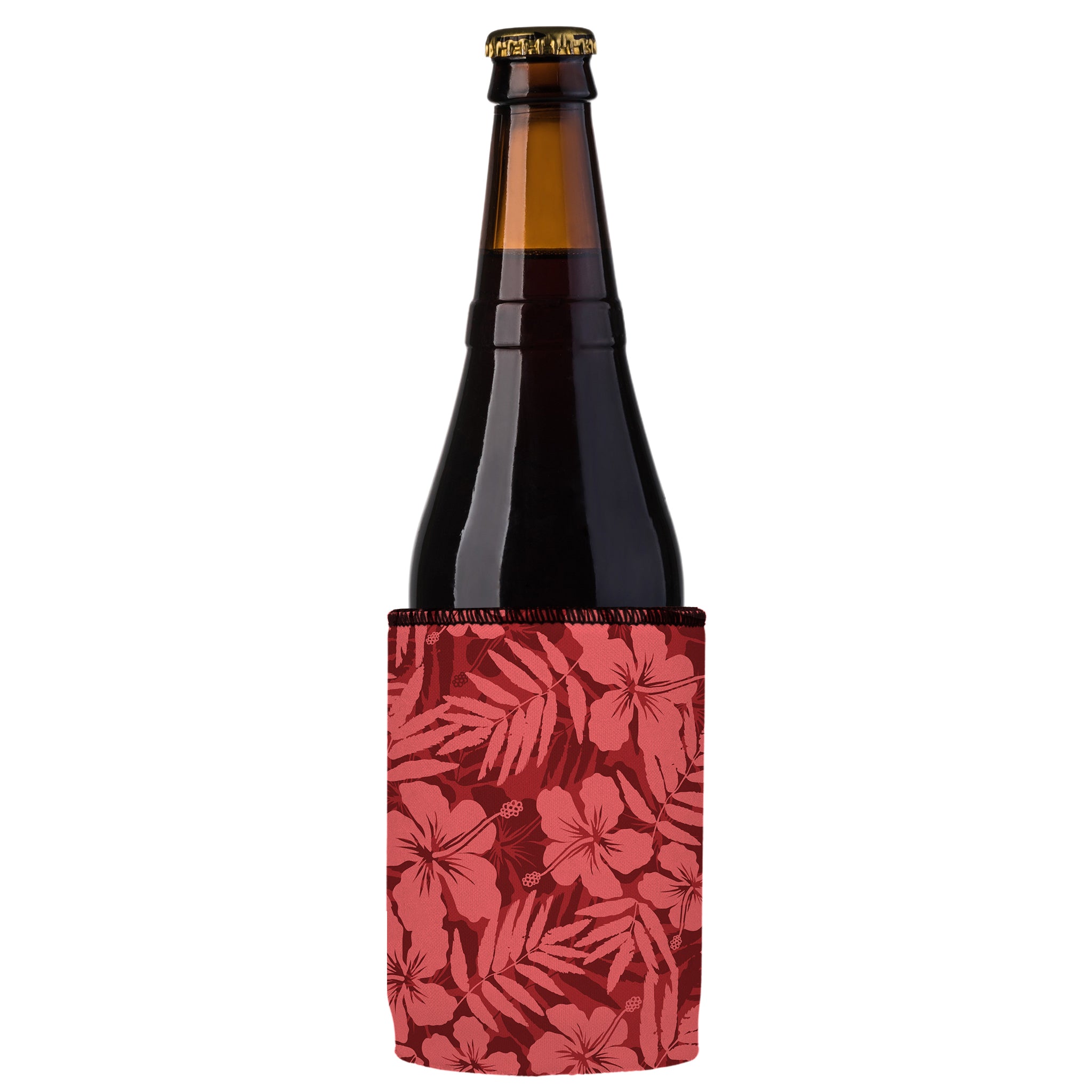 Stubbyz Hibiscus Red Stubby Cooler