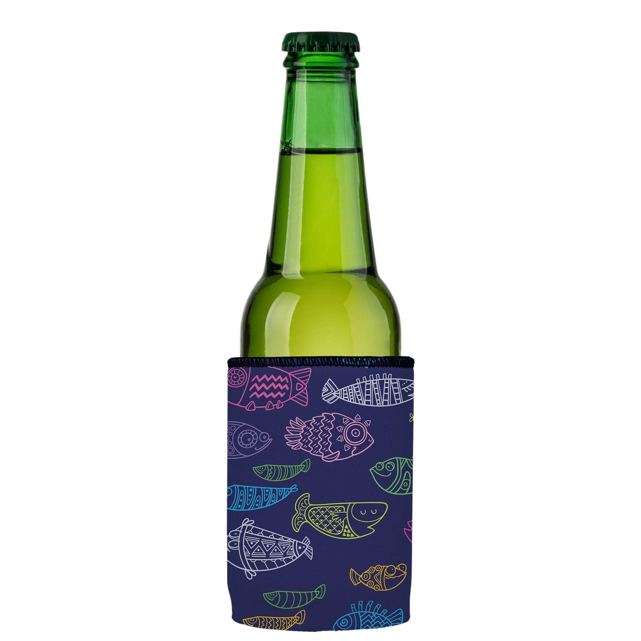 Stubbyz Neon Fish Stubby Cooler 2-Pack