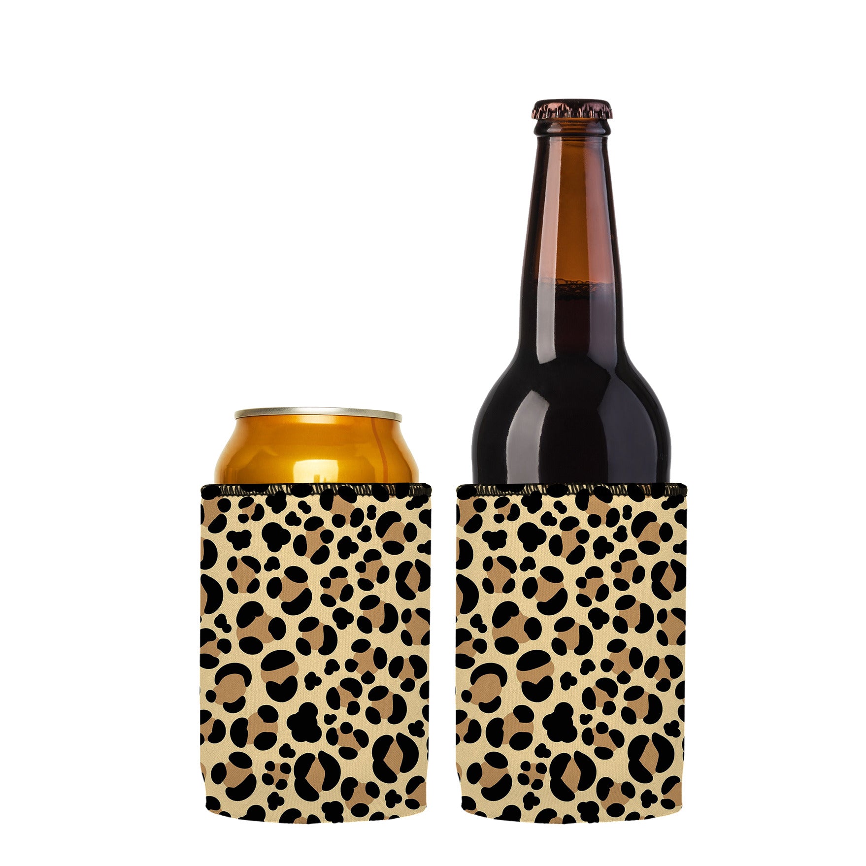 Stubbyz Leopard Print Stubby Cooler 2-Pack
