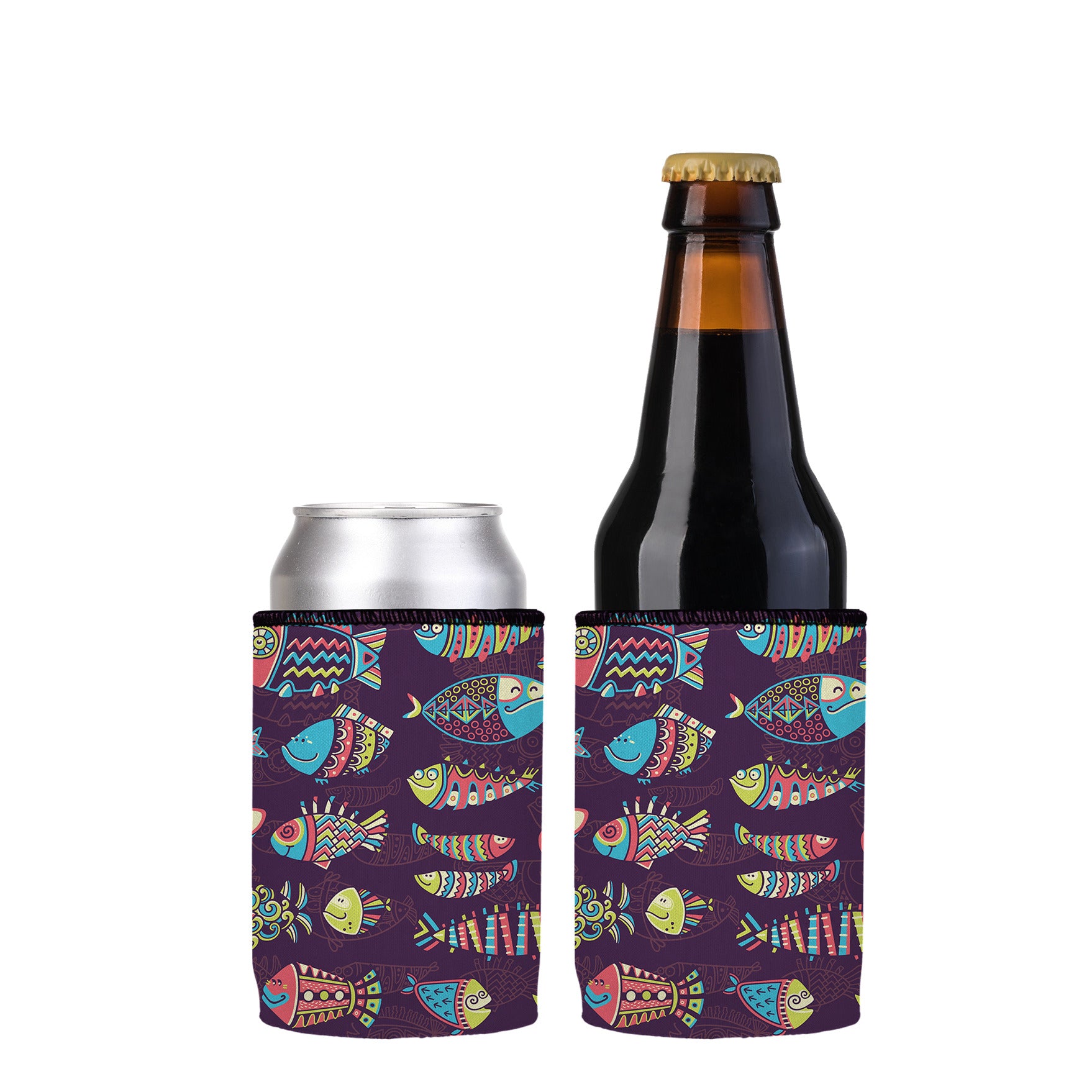 Stubbyz Festival Fish Stubby Cooler 2-Pack