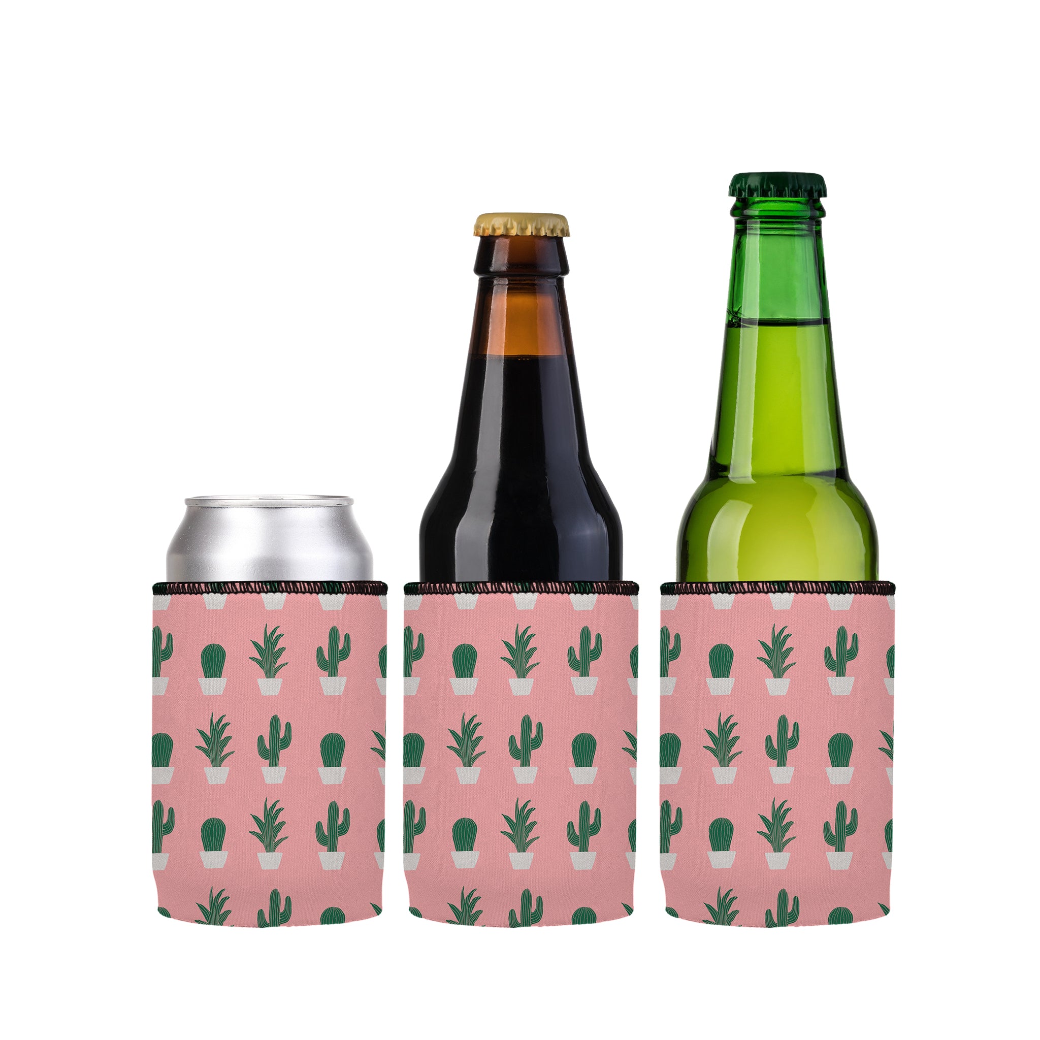 Stubbyz Potted Cactus Stubby Cooler 3-Pack