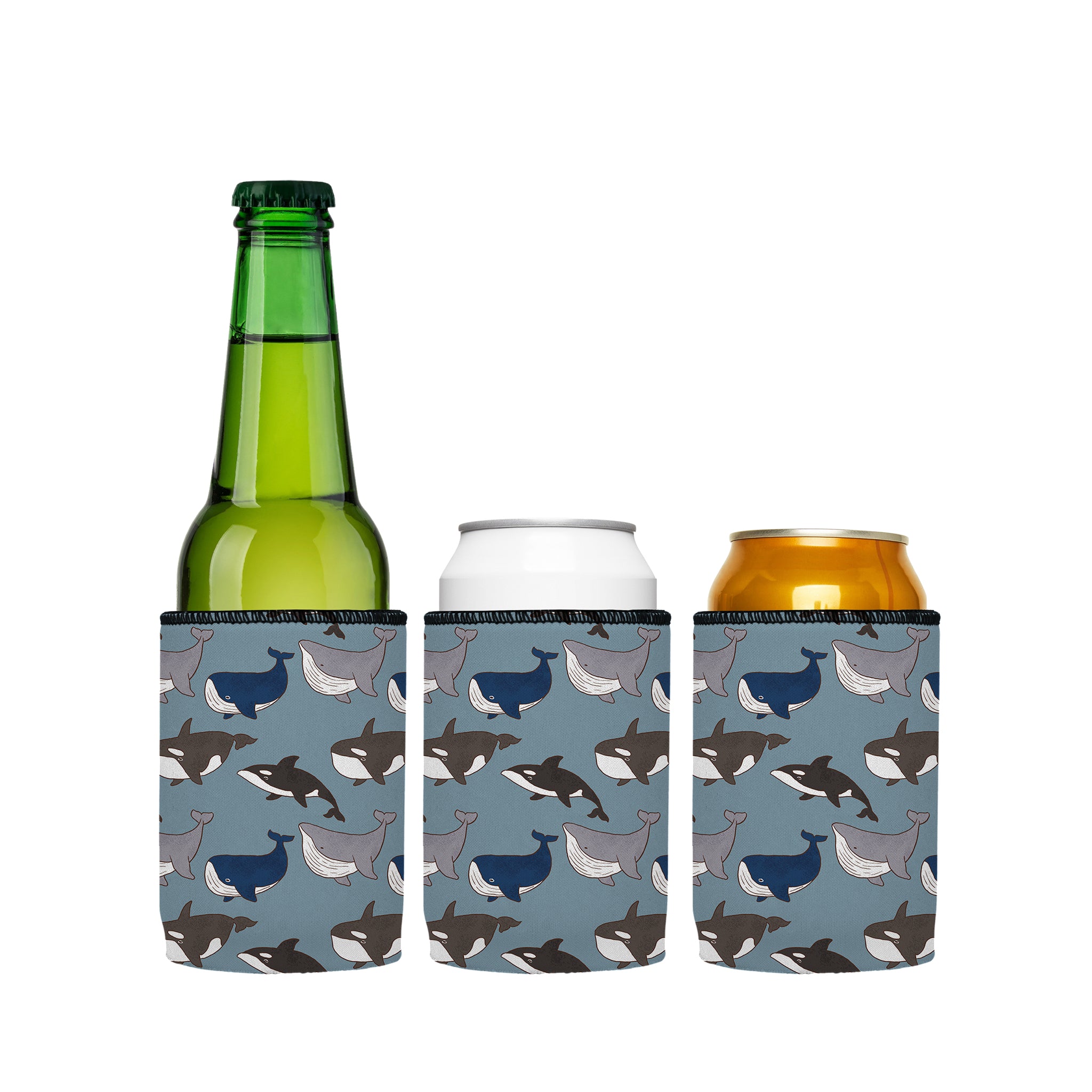 Stubbyz Whale Pod Stubby Cooler 3-Pack