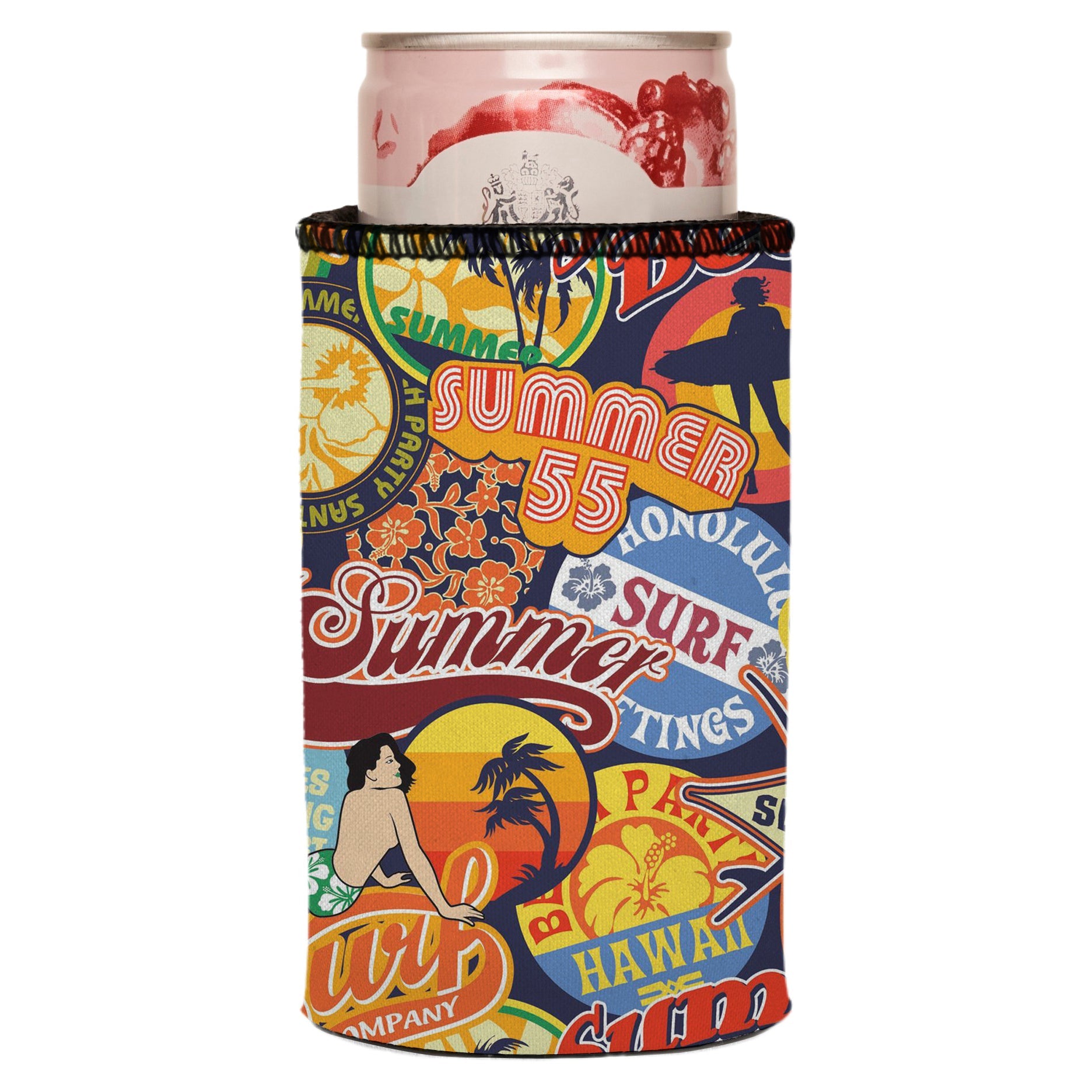 Stubbyz Vintage Summer Stubby Cooler 2-Pack