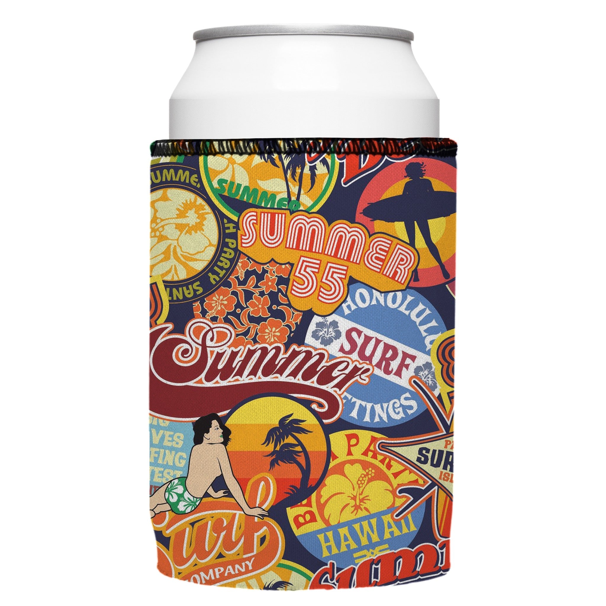 Stubbyz Vintage Summer Stubby Cooler 2-Pack