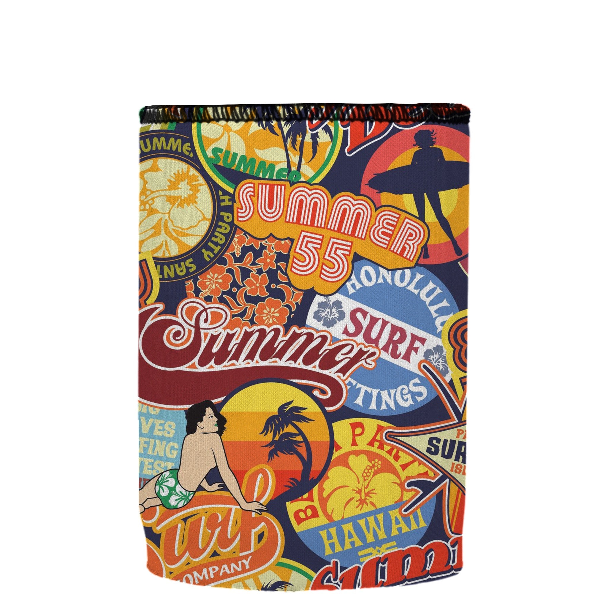Stubbyz Vintage Summer Stubby Cooler 2-Pack