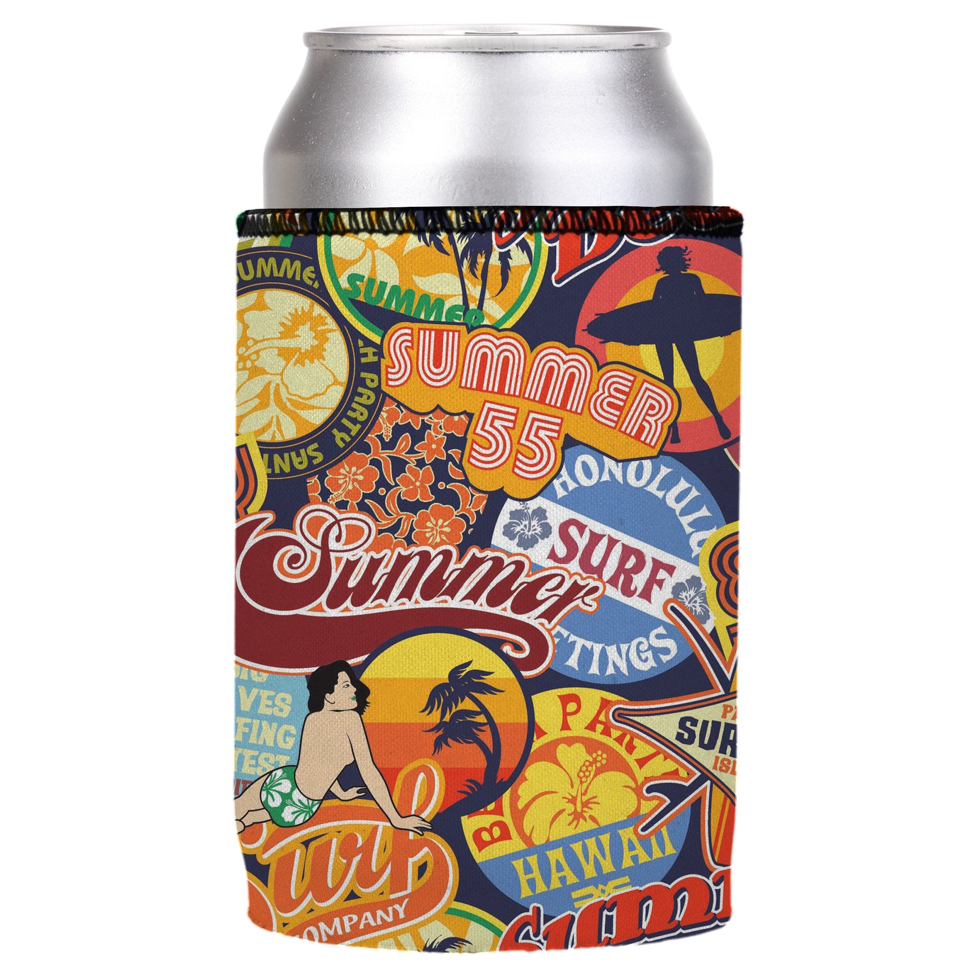 Stubbyz Vintage Summer Stubby Cooler 2-Pack