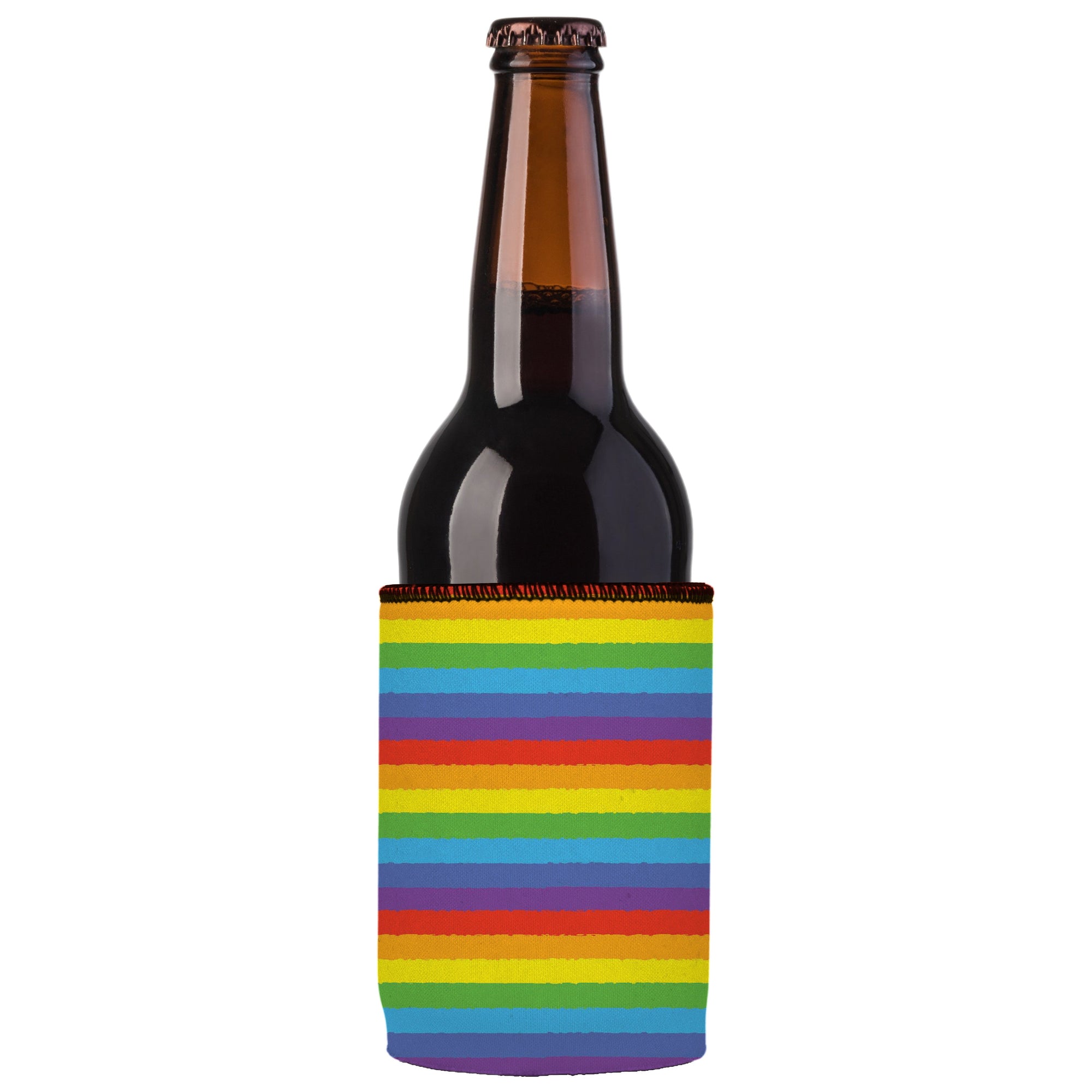 Stubbyz LGBTQ Pride Flag Stubby Cooler 2-Pack