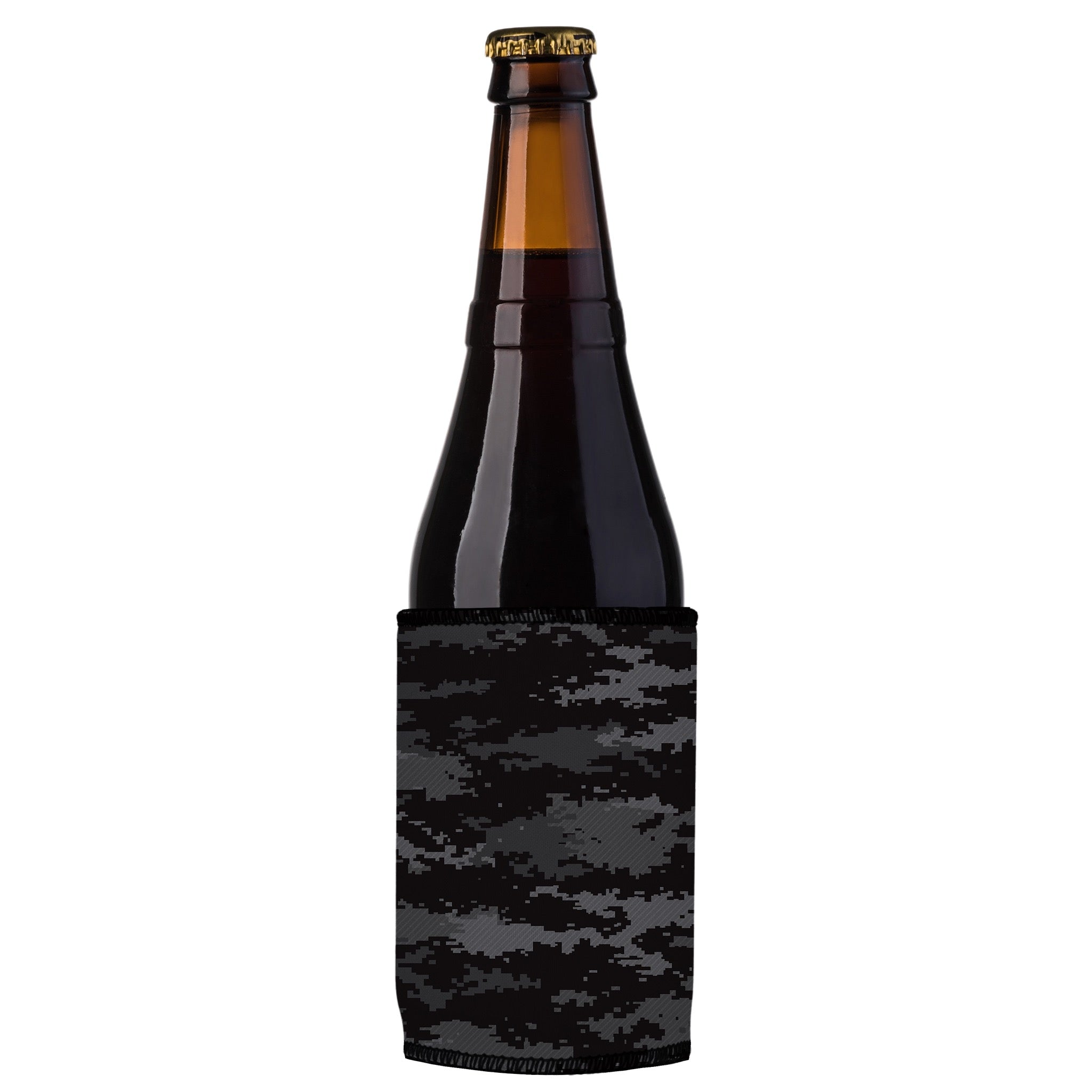 Stubbyz Digital Pixel Black Camo Stubby Cooler