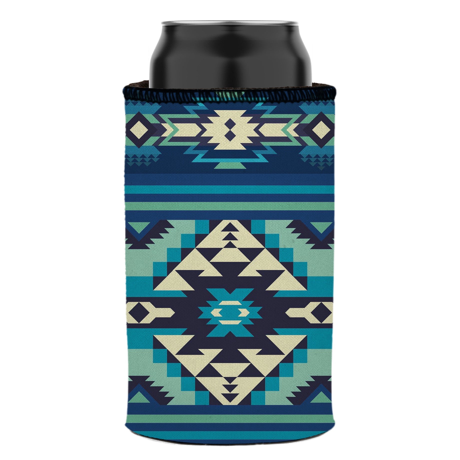 Stubbyz Blue Navajo Rug Stubby Cooler 2-Pack