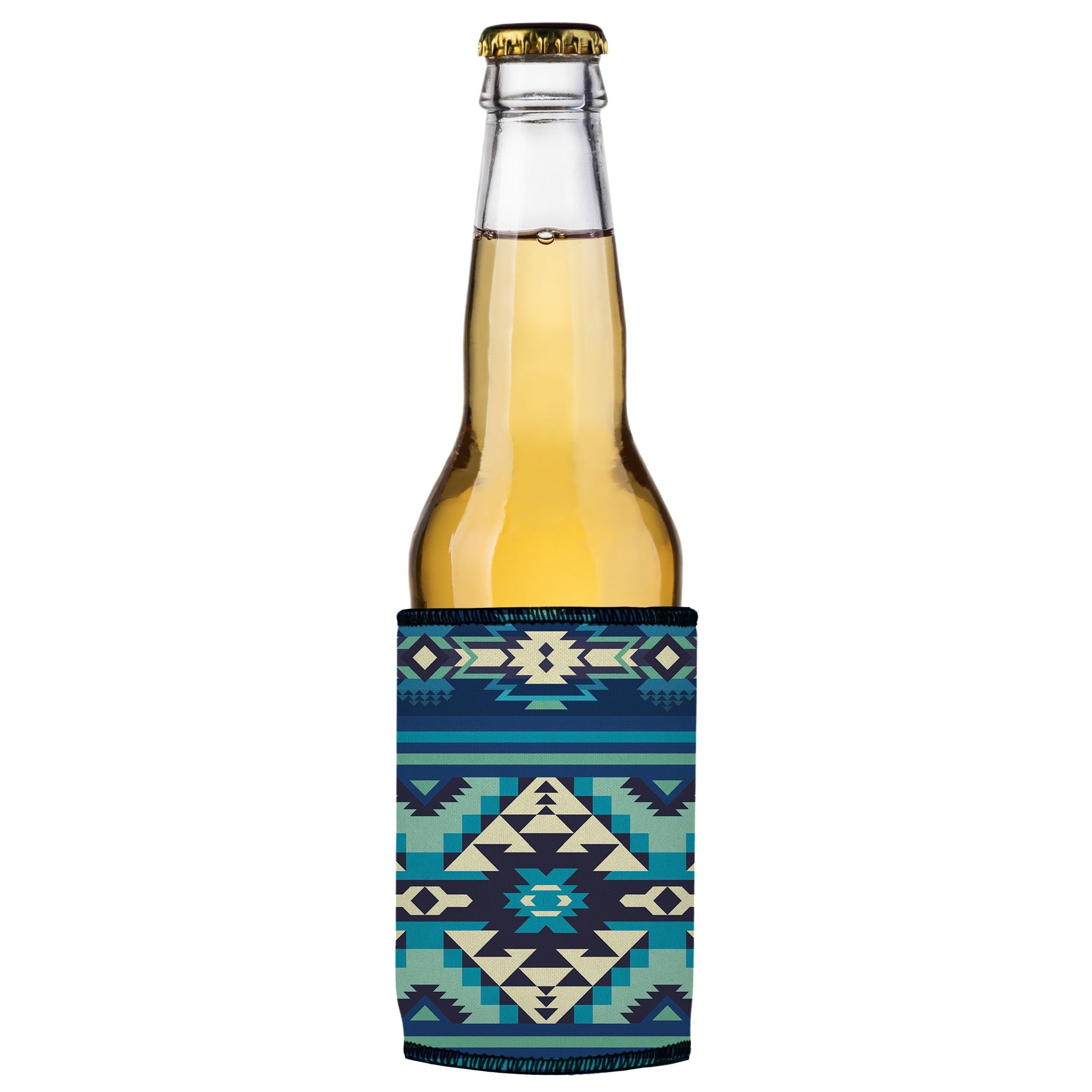 Stubbyz Blue Navajo Rug Stubby Cooler