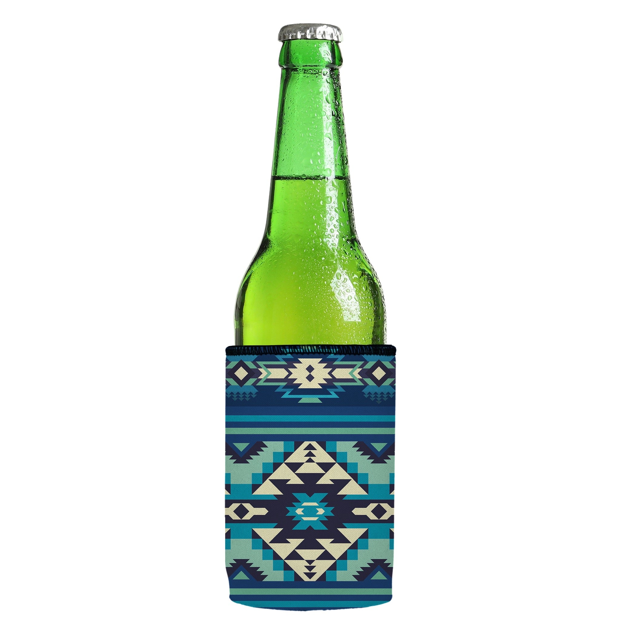 Stubbyz Blue Navajo Rug Stubby Cooler