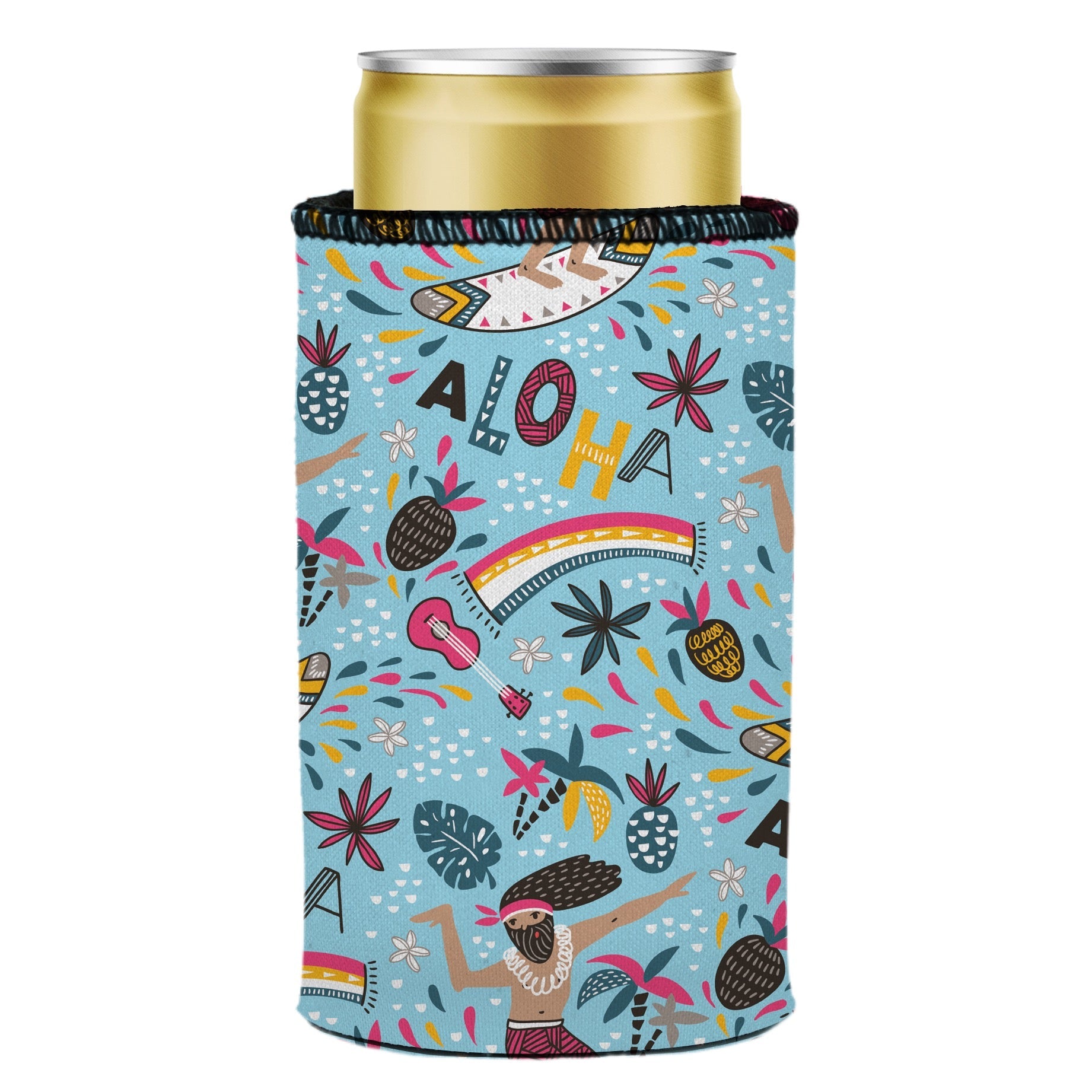 Stubbyz Surfing Aloha Stubby Cooler 2-Pack