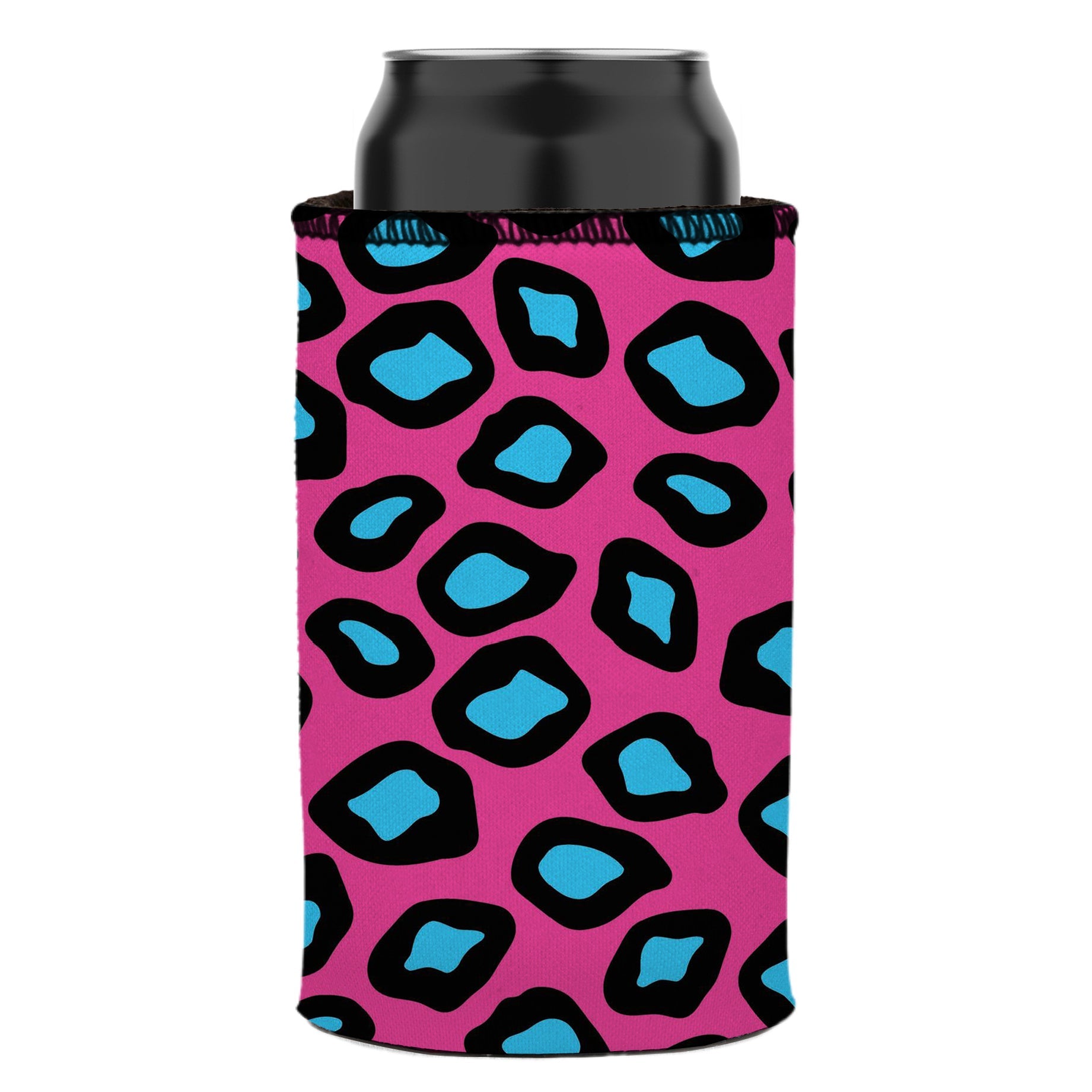 Stubbyz Pink Leopard Print Stubby Cooler 2-Pack