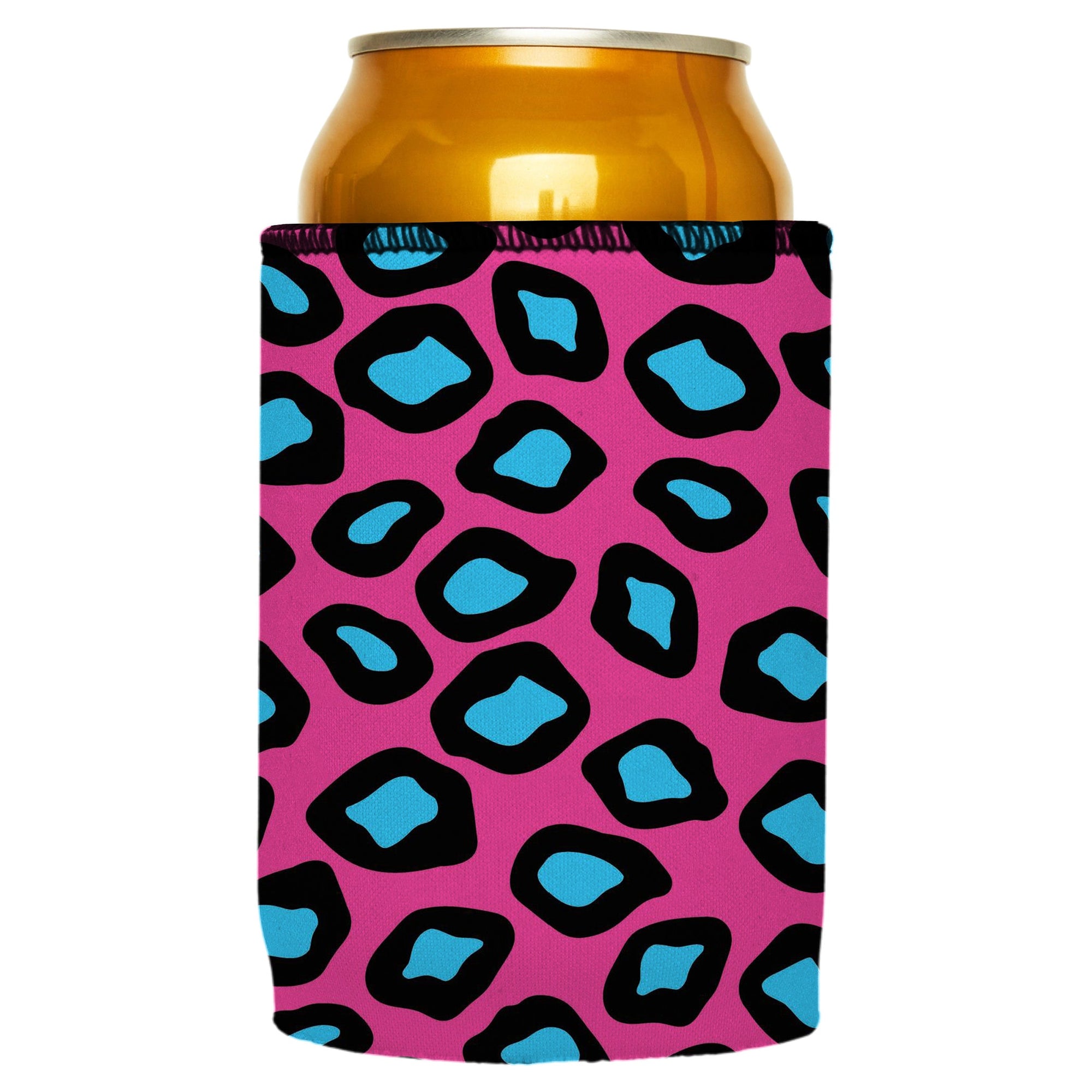 Stubbyz Pink Leopard Print Stubby Cooler 2-Pack