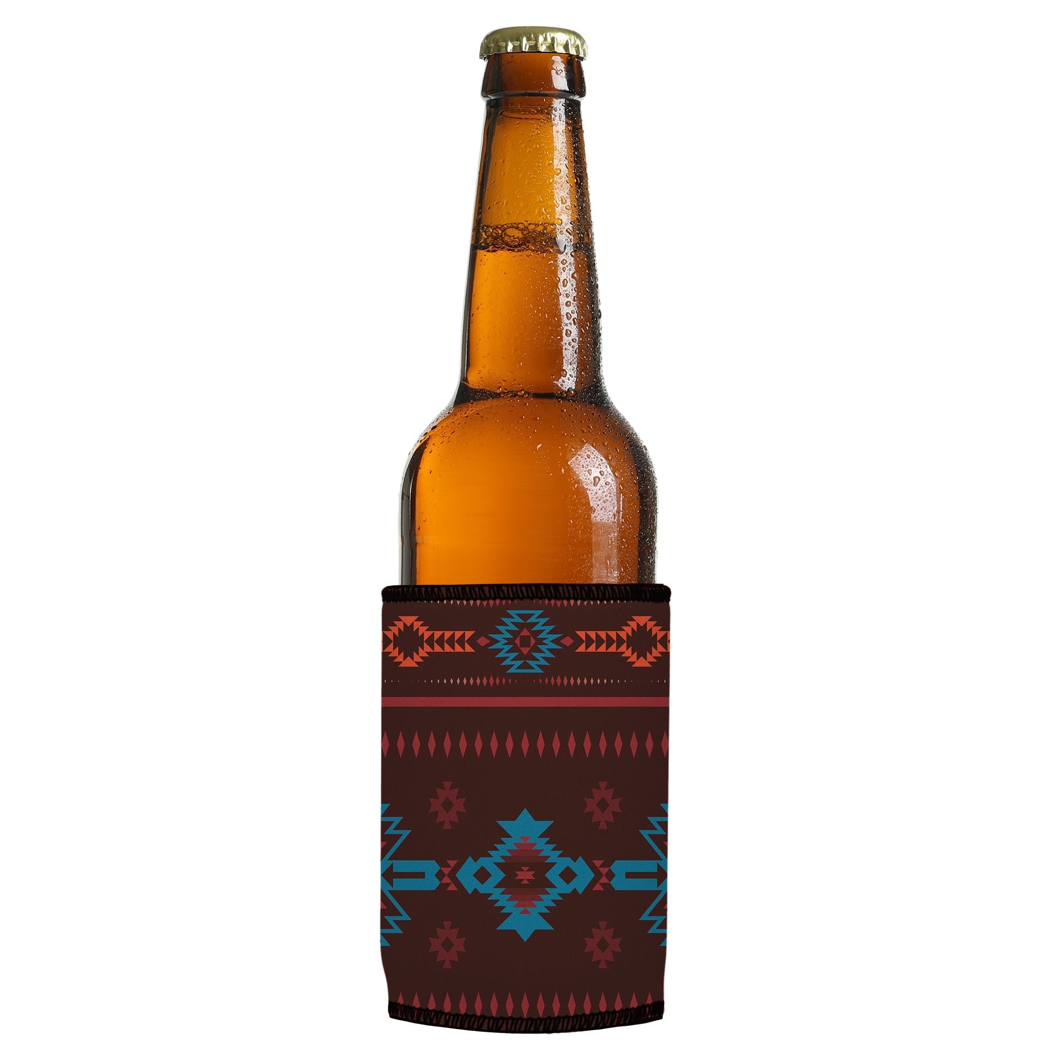 Stubbyz Brown Navajo Rug Stubby Cooler 3-Pack