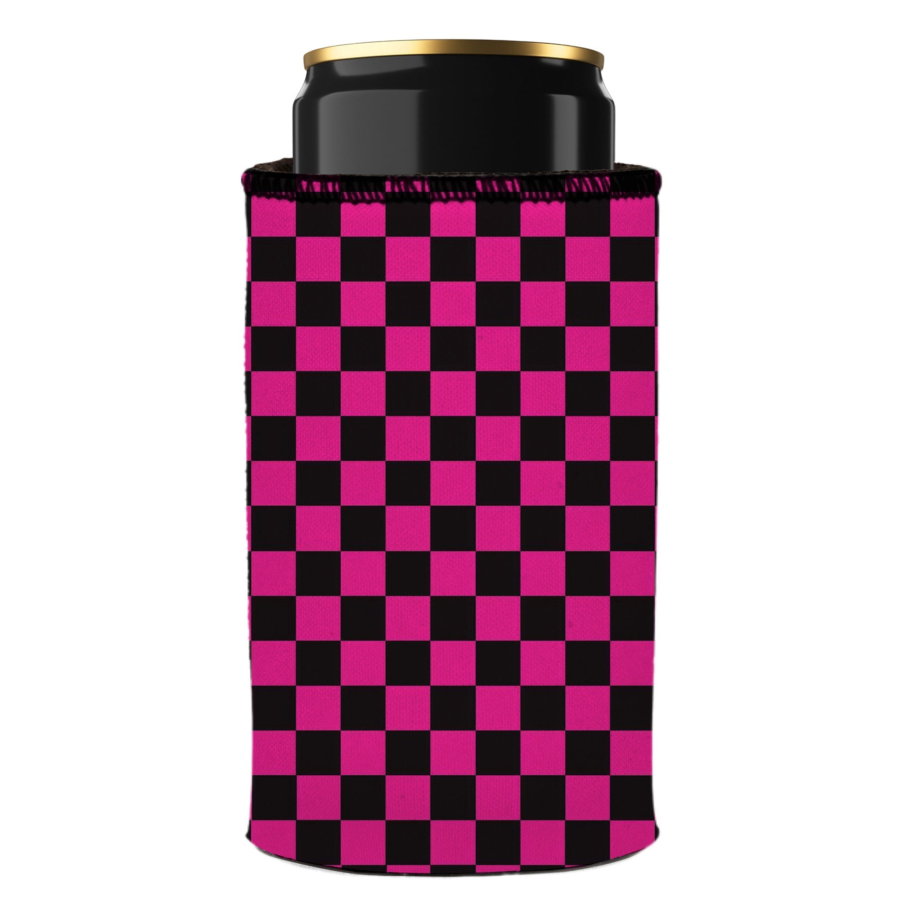 Stubbyz Pink Checkerboard Stubby Cooler 2-Pack