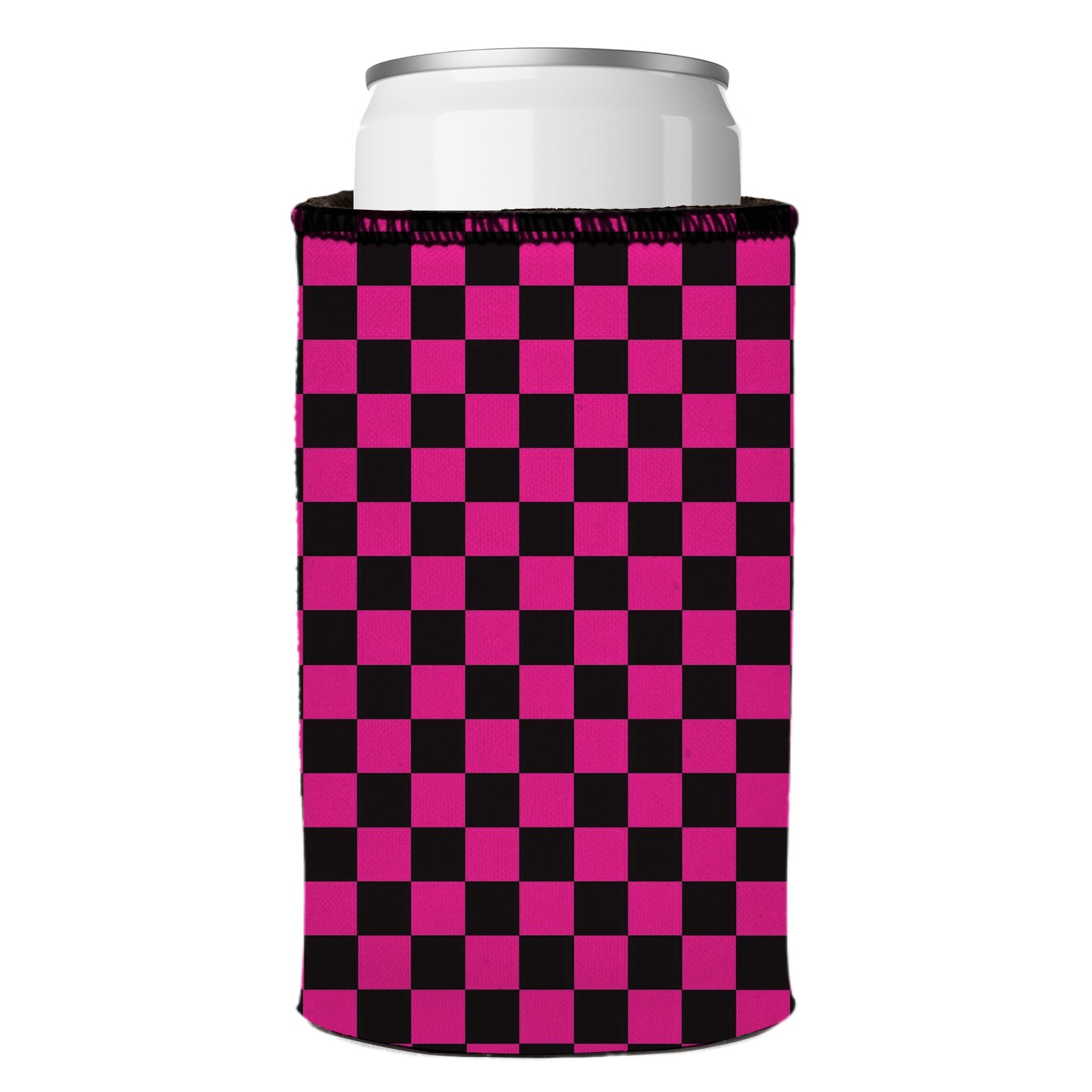 Stubbyz Pink Checkerboard Stubby Cooler 2-Pack