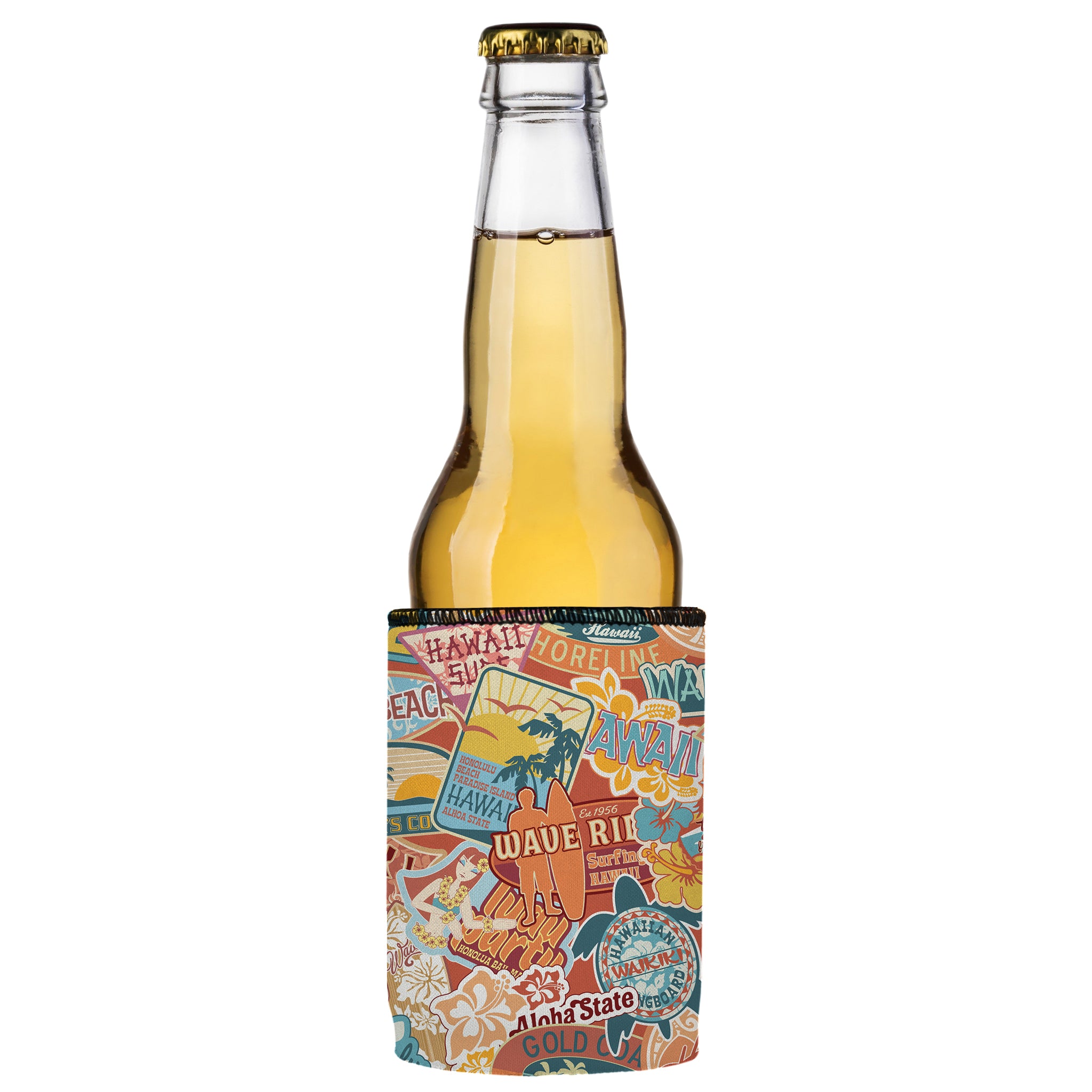 Stubbyz Hawaiian Vibes Stubby Cooler