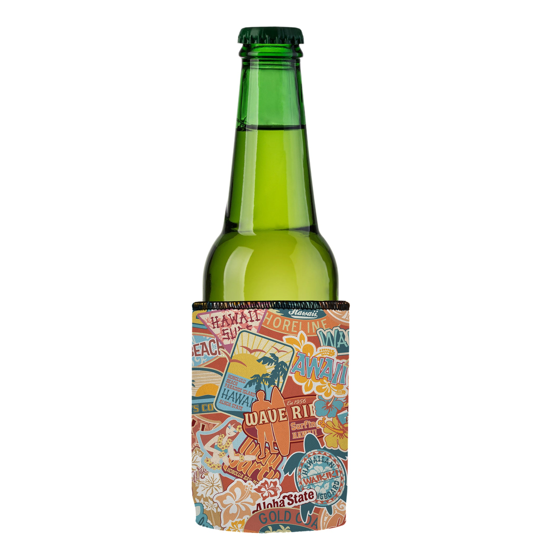 Stubbyz Hawaiian Vibes Stubby Cooler