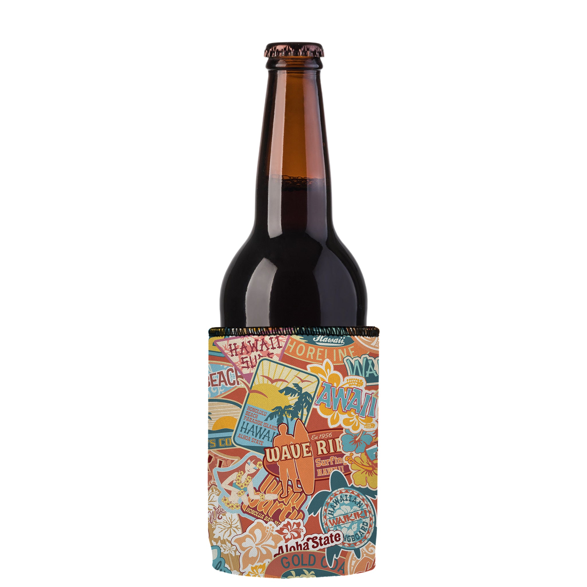 Stubbyz Hawaiian Vibes Stubby Cooler