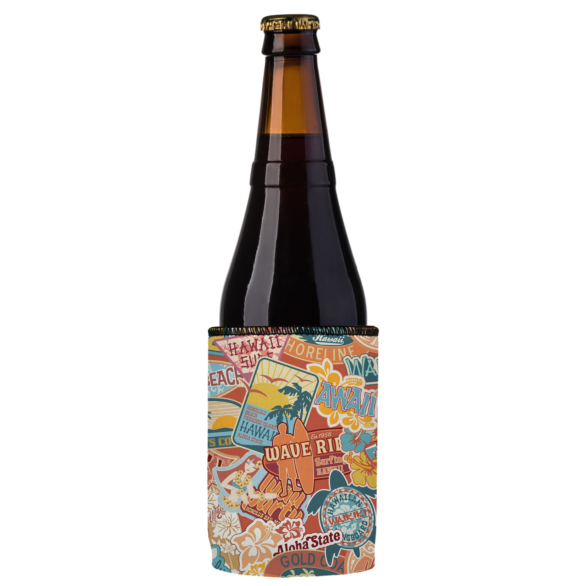 Stubbyz Hawaiian Vibes Stubby Cooler