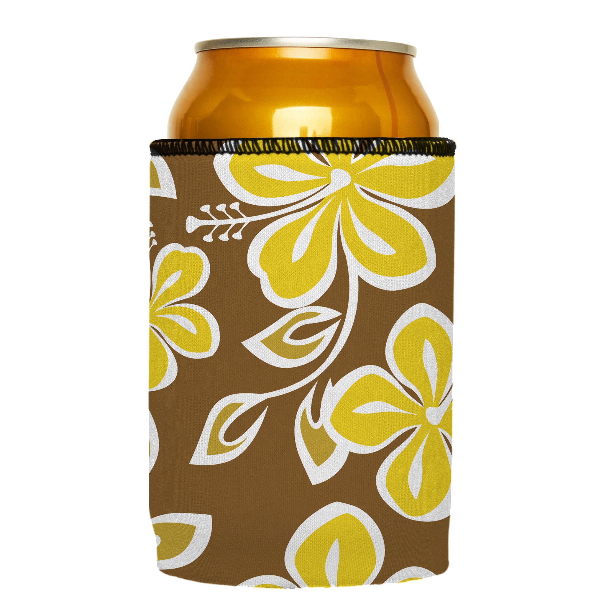 Stubbyz Golden Hibiscus Stubby Cooler