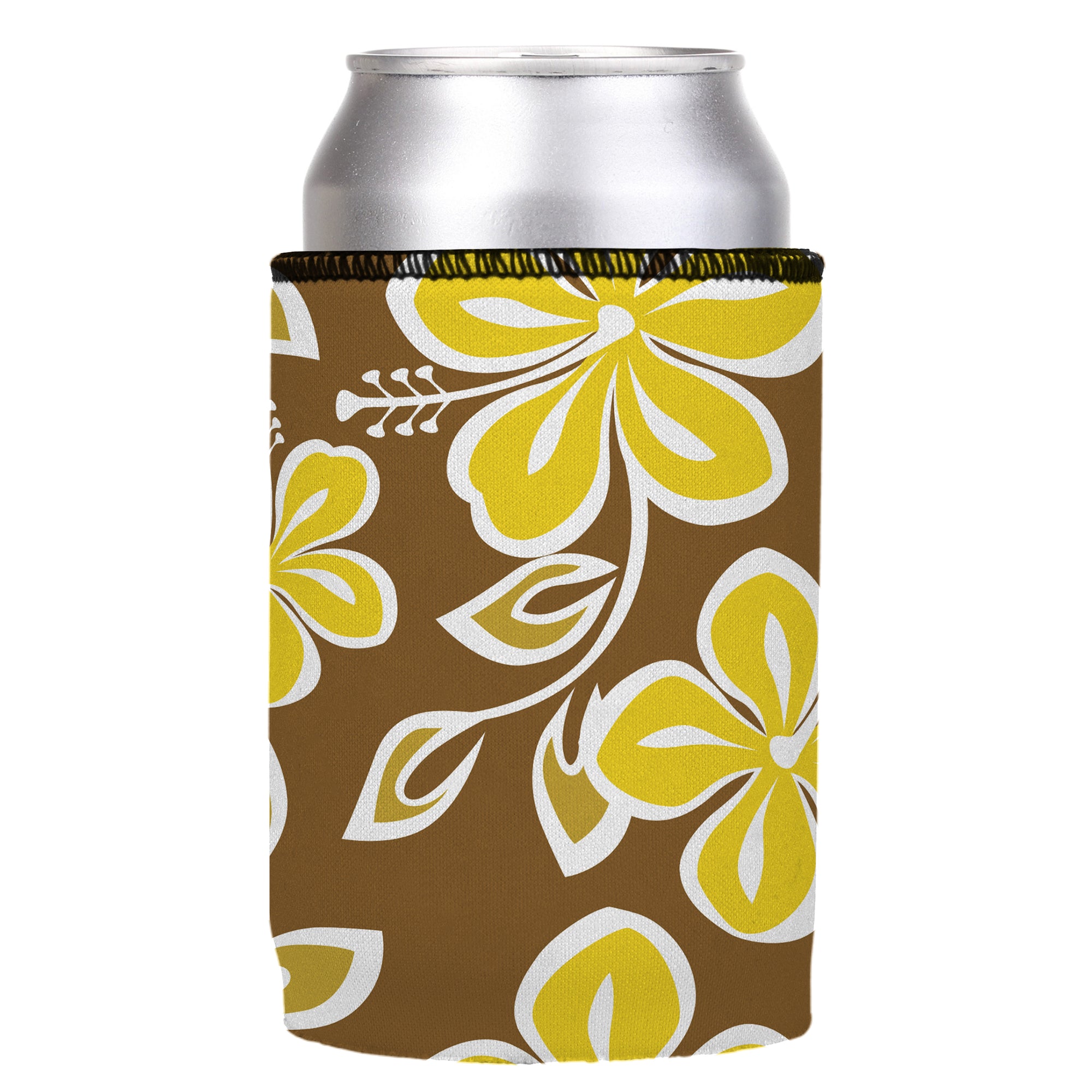 Stubbyz Golden Hibiscus Stubby Cooler