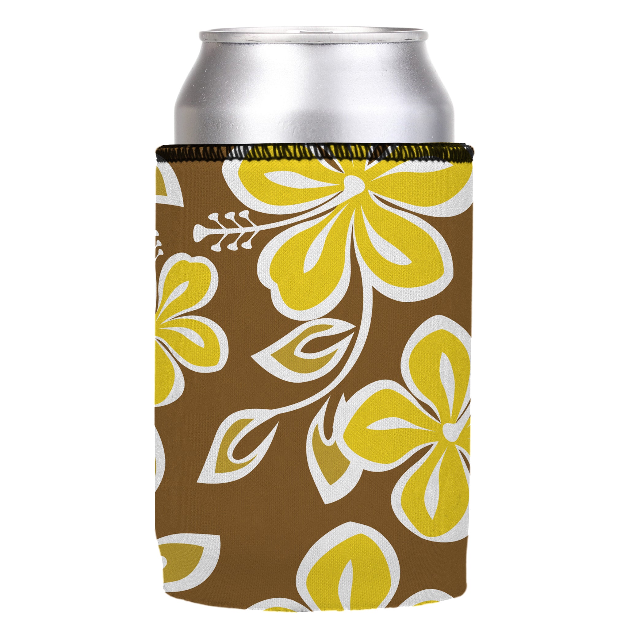 Stubbyz Golden Hibiscus Stubby Cooler
