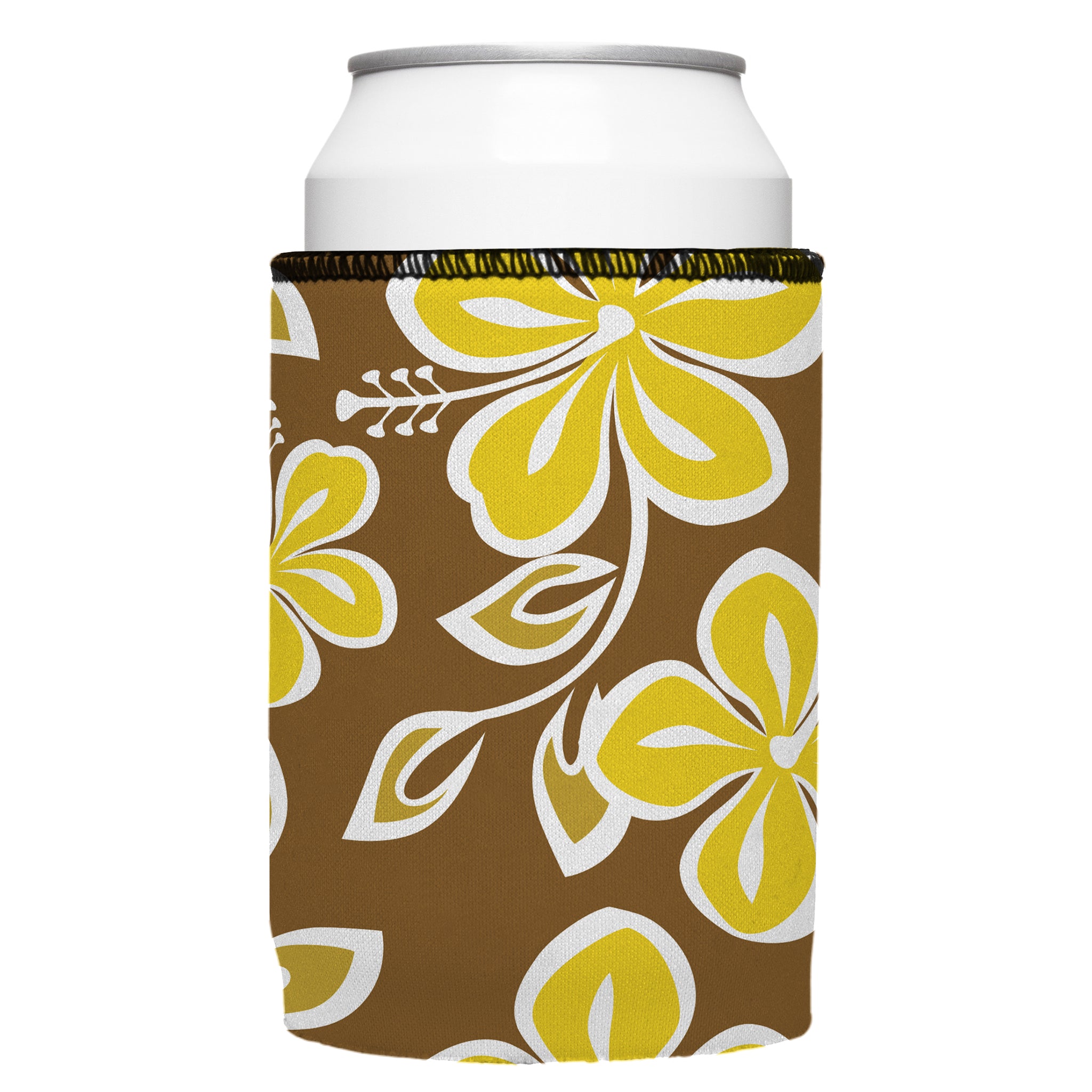 Stubbyz Golden Hibiscus Stubby Cooler
