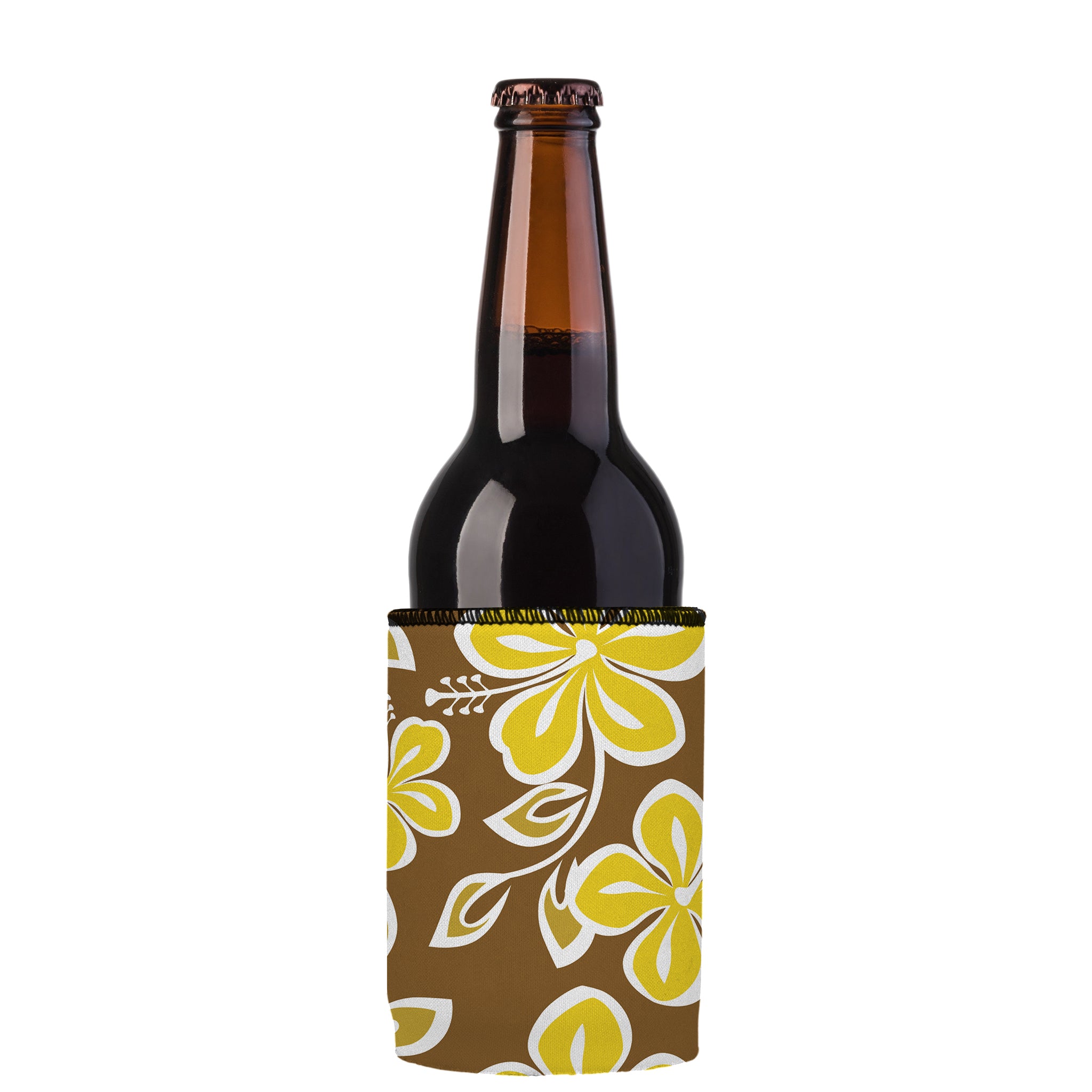Stubbyz Golden Hibiscus Stubby Cooler