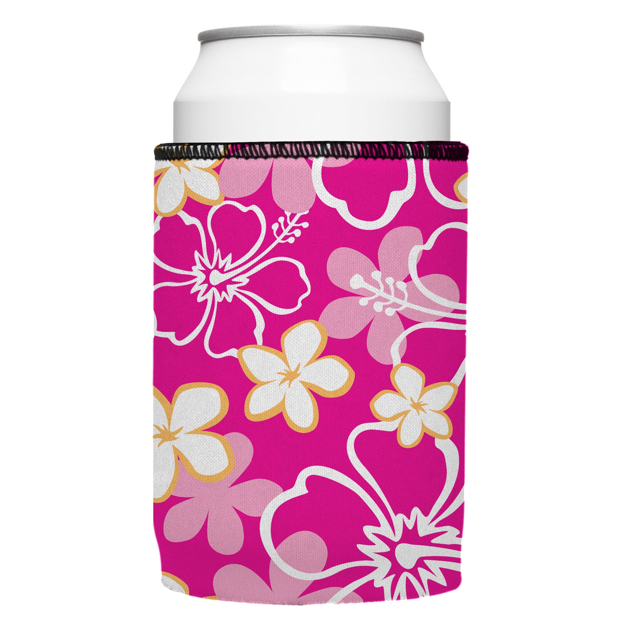 Stubbyz Pink Hibiscus Stubby Cooler
